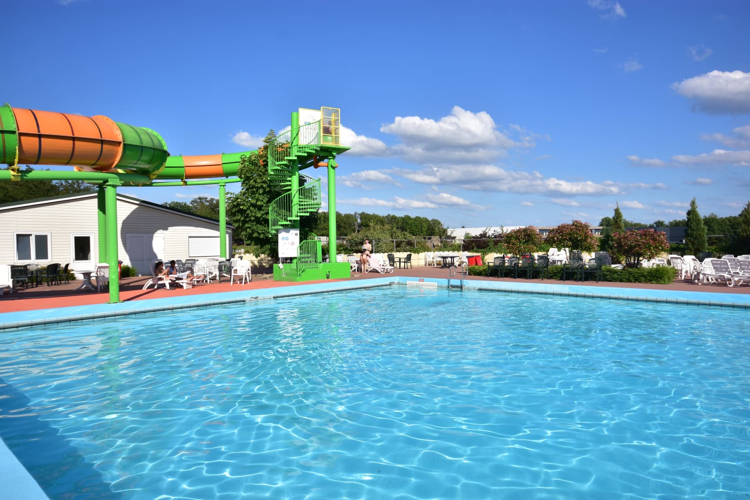 camping de schatberg campsite, south holland, the netherlands, pools, splash park