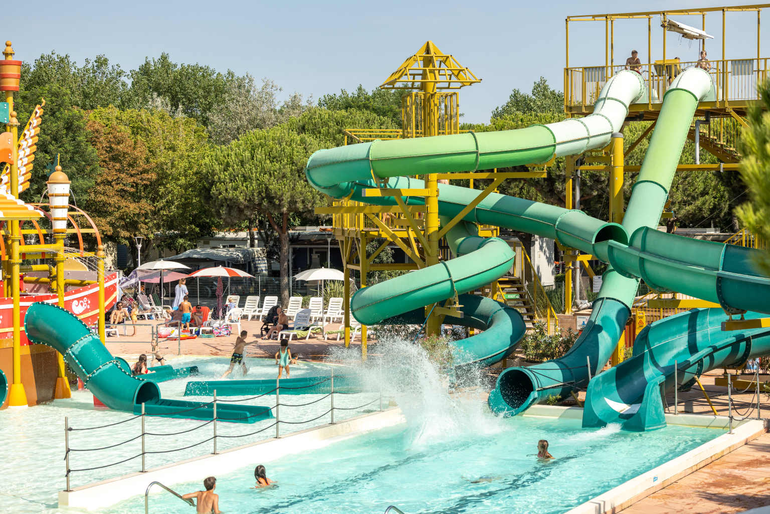 lido di comacchio, camping spiaggia e mare, adriatic, pools, splash park, waterslides