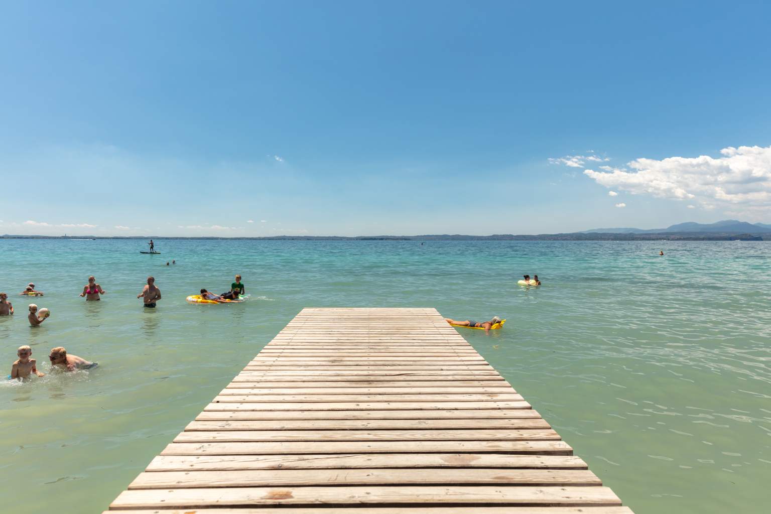 San Vito Cisano, campsite, Lake Garda, lake, jetty