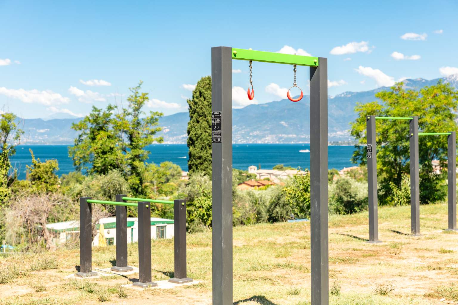 San Vito Cisano, campsite, Lake Garda, outdoor gym