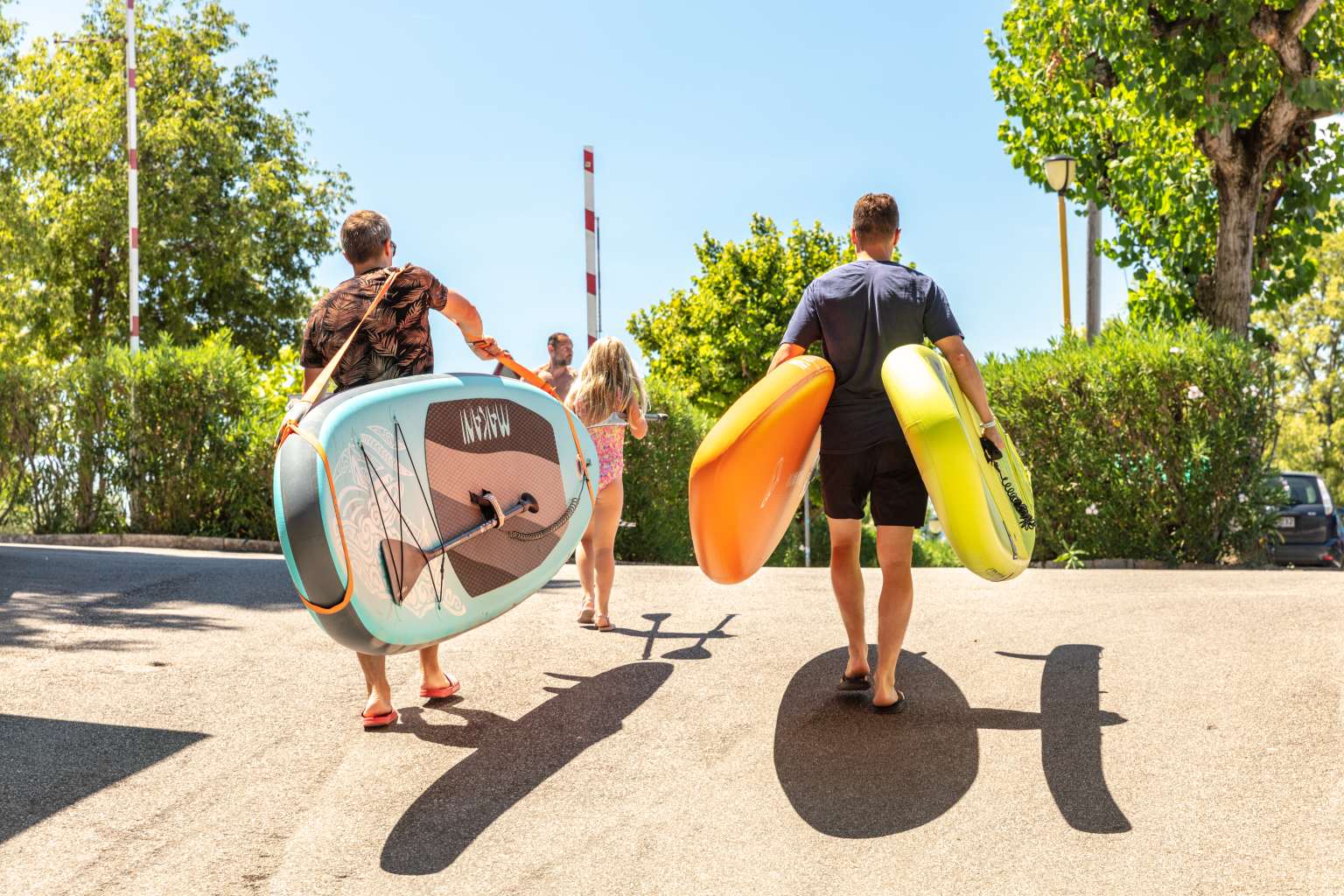 San Vito Cisano, campsite, Lake Garda, paddleboarding