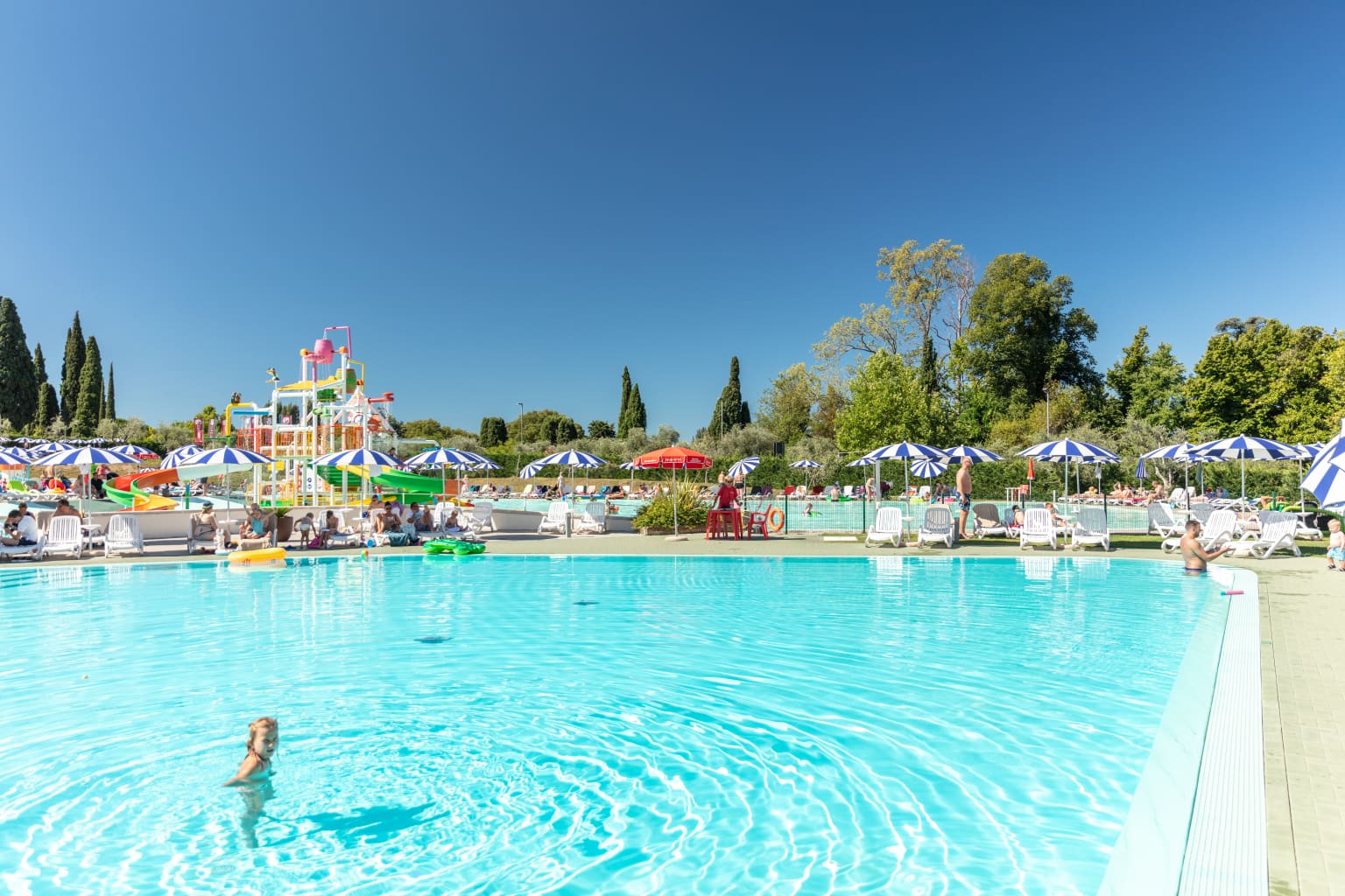 San Vito Cisano, campsite, Lake Garda, pool, overview