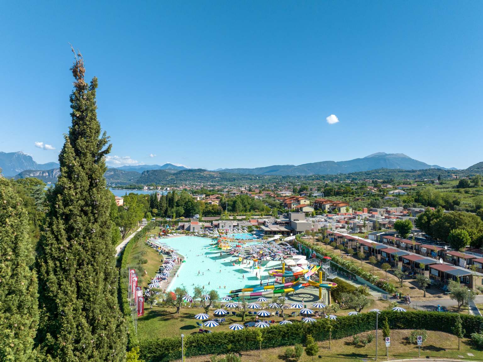 San Vito Cisano, campsite, Lake Garda, overview