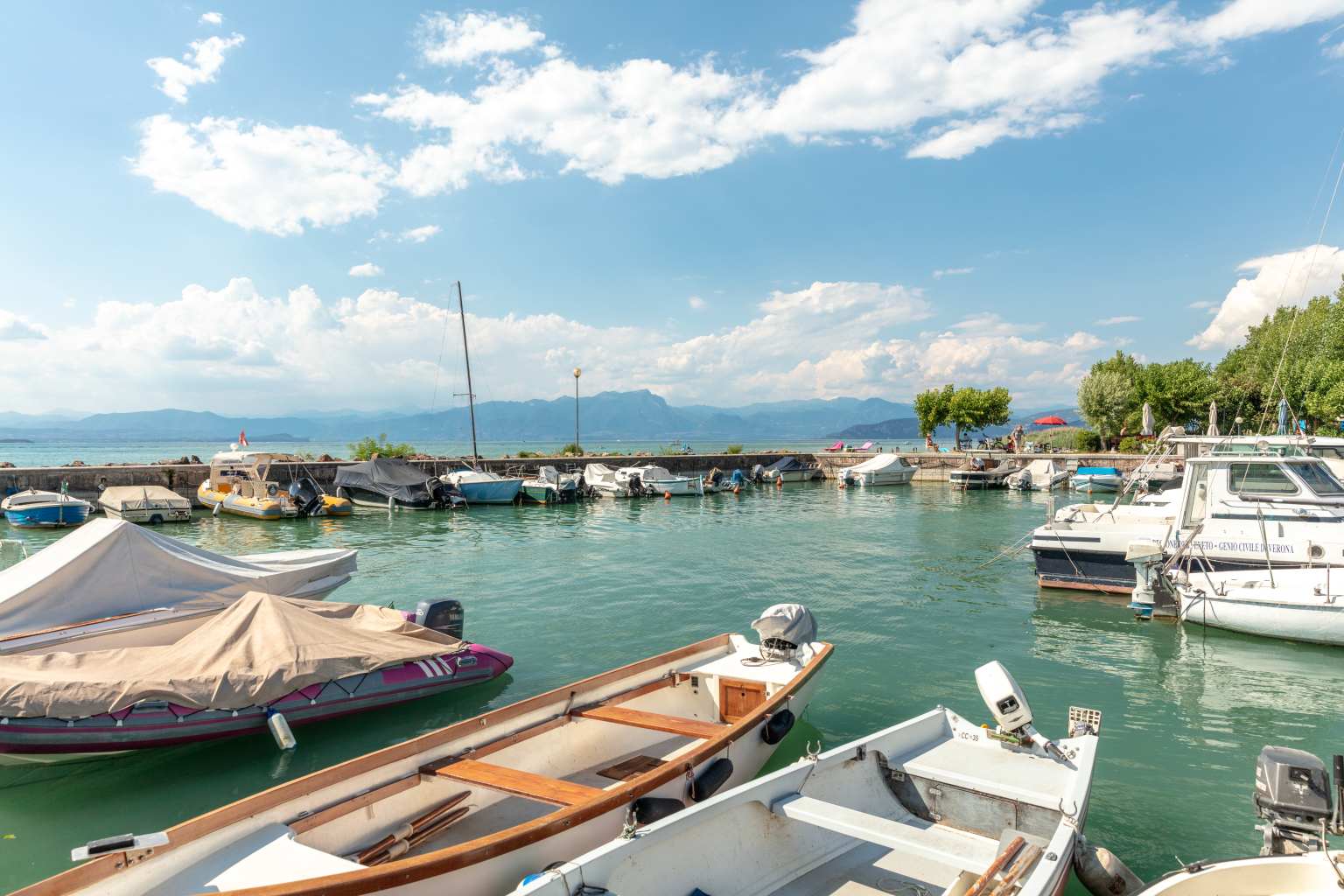 Camping Del Garda, Peschiera, Lake Garda, lake, boats