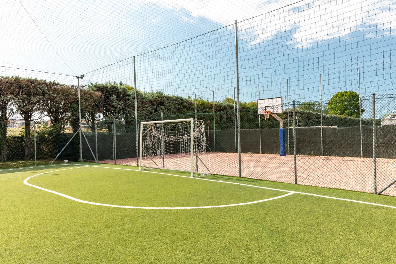 Camping Del Garda, Peschiera, Lake Garda, sports pitch