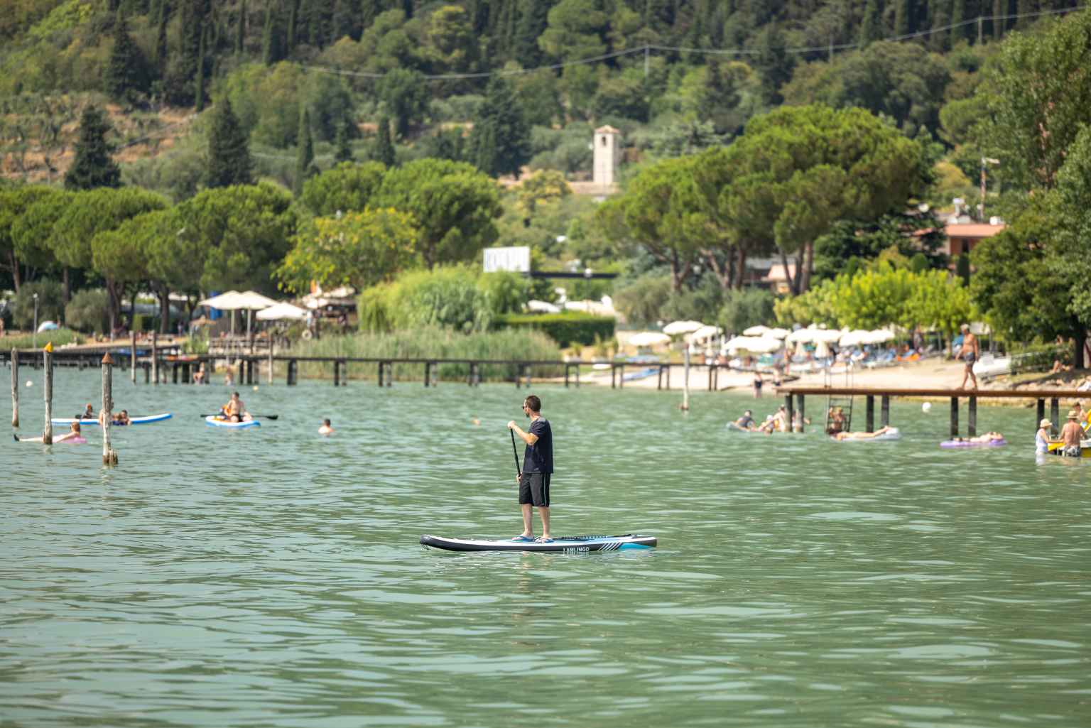 Bardolino, Serenella, campsite, lake garda, lake, paddle boarding