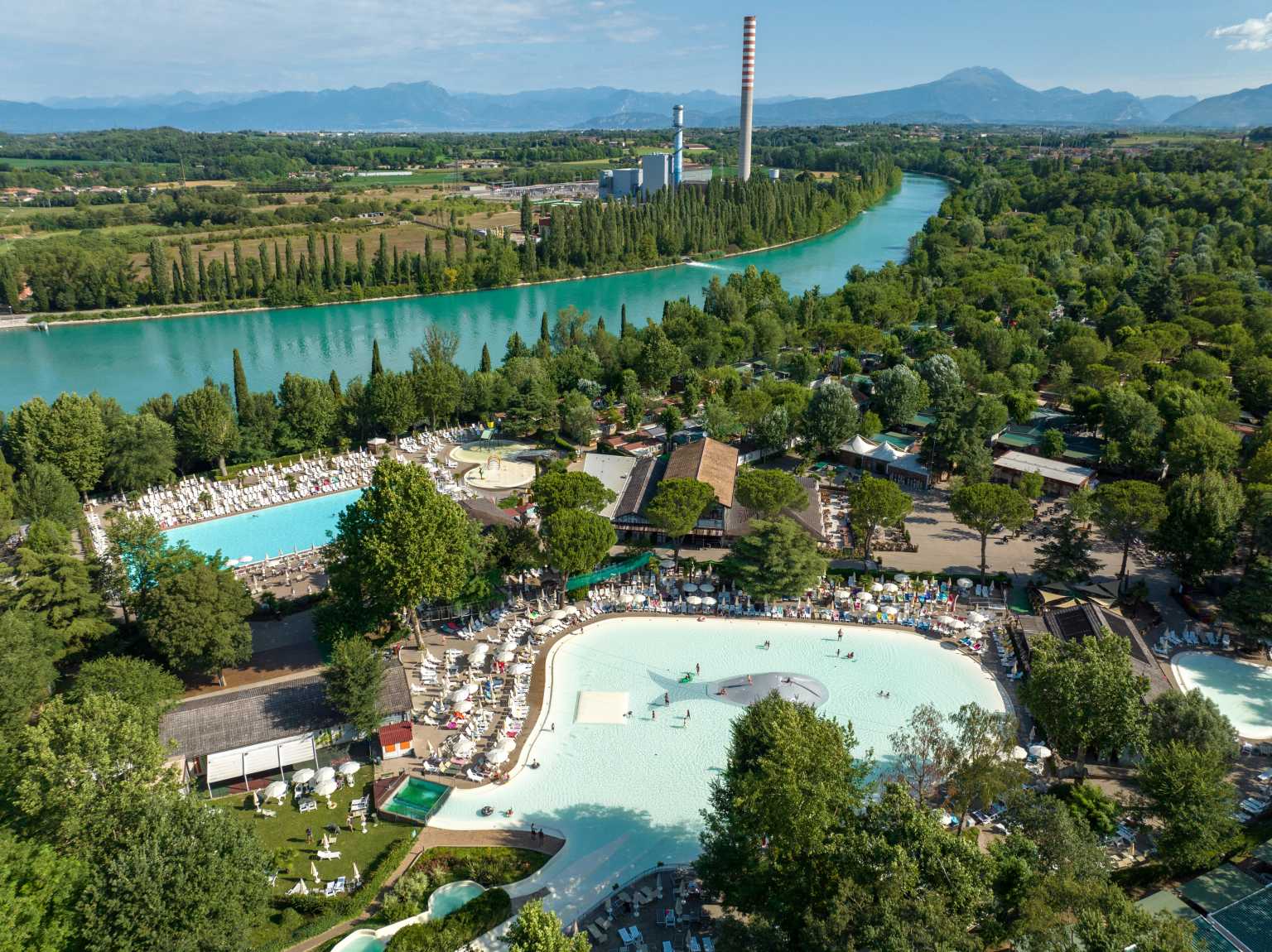 Lake Garda, altomincio family park, campsite, italian lakes, overview