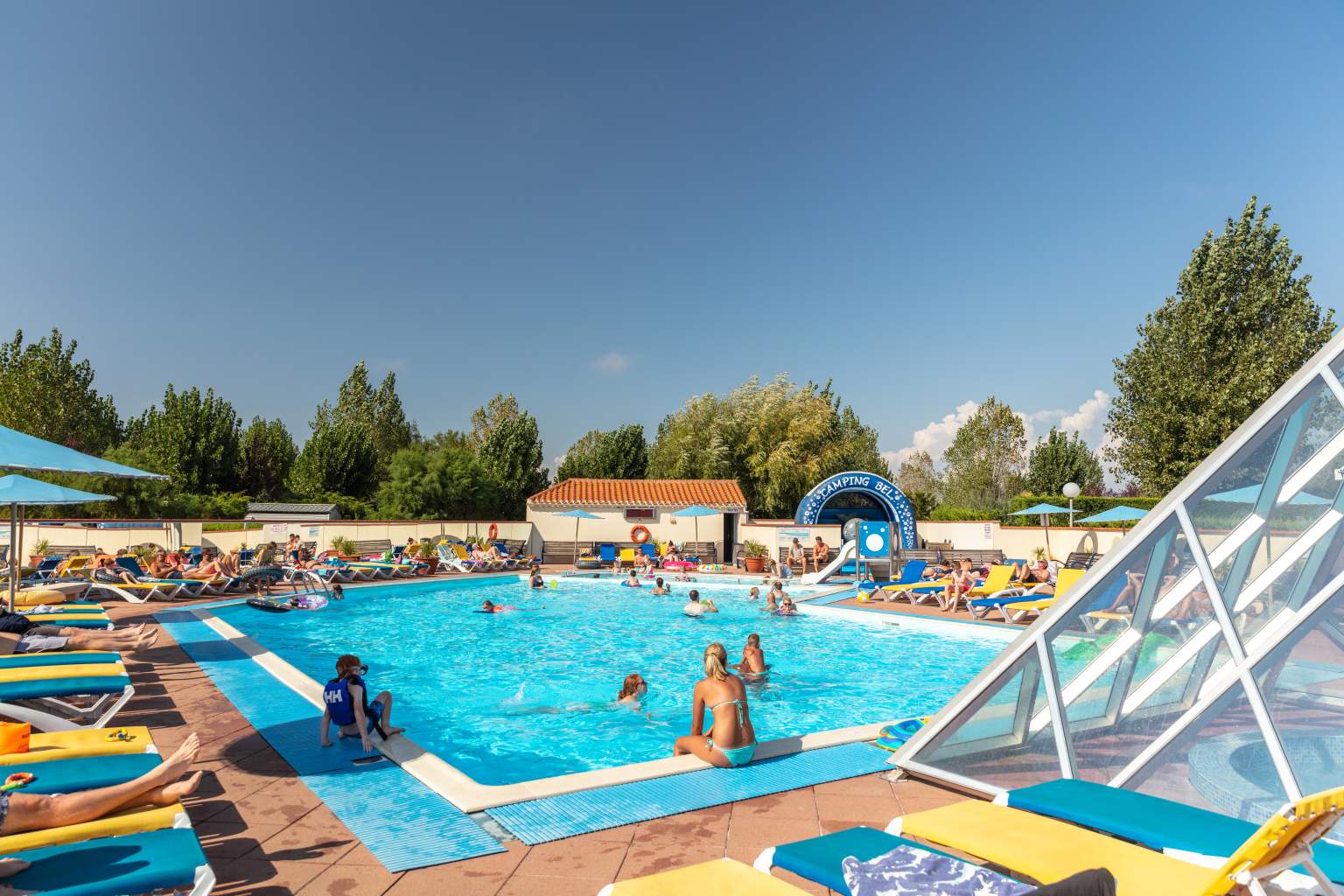 La Tranche sur Mer, Bel, campsite, Vendee, pool