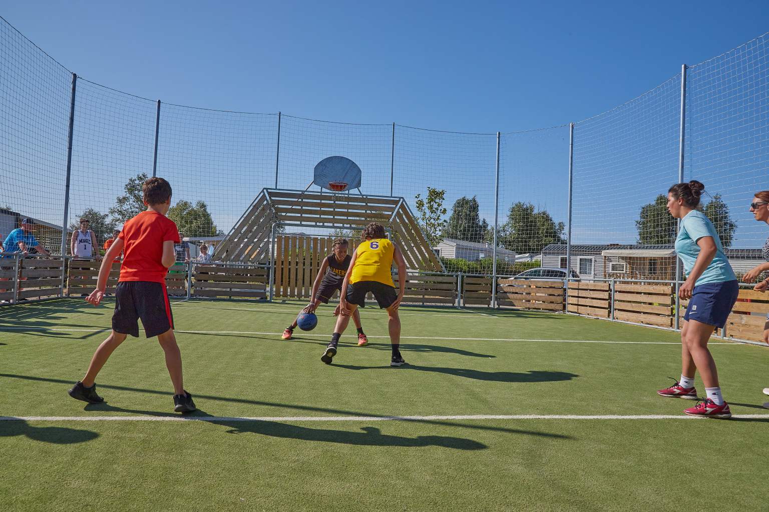 Aunis Club Vendée, multi sports court, basketball court, football pitch