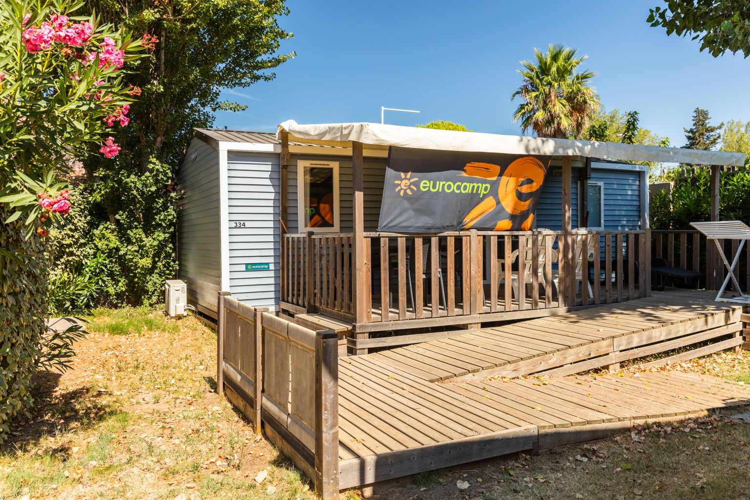 Eurocamp rolstoelvriendelijke stacaravan