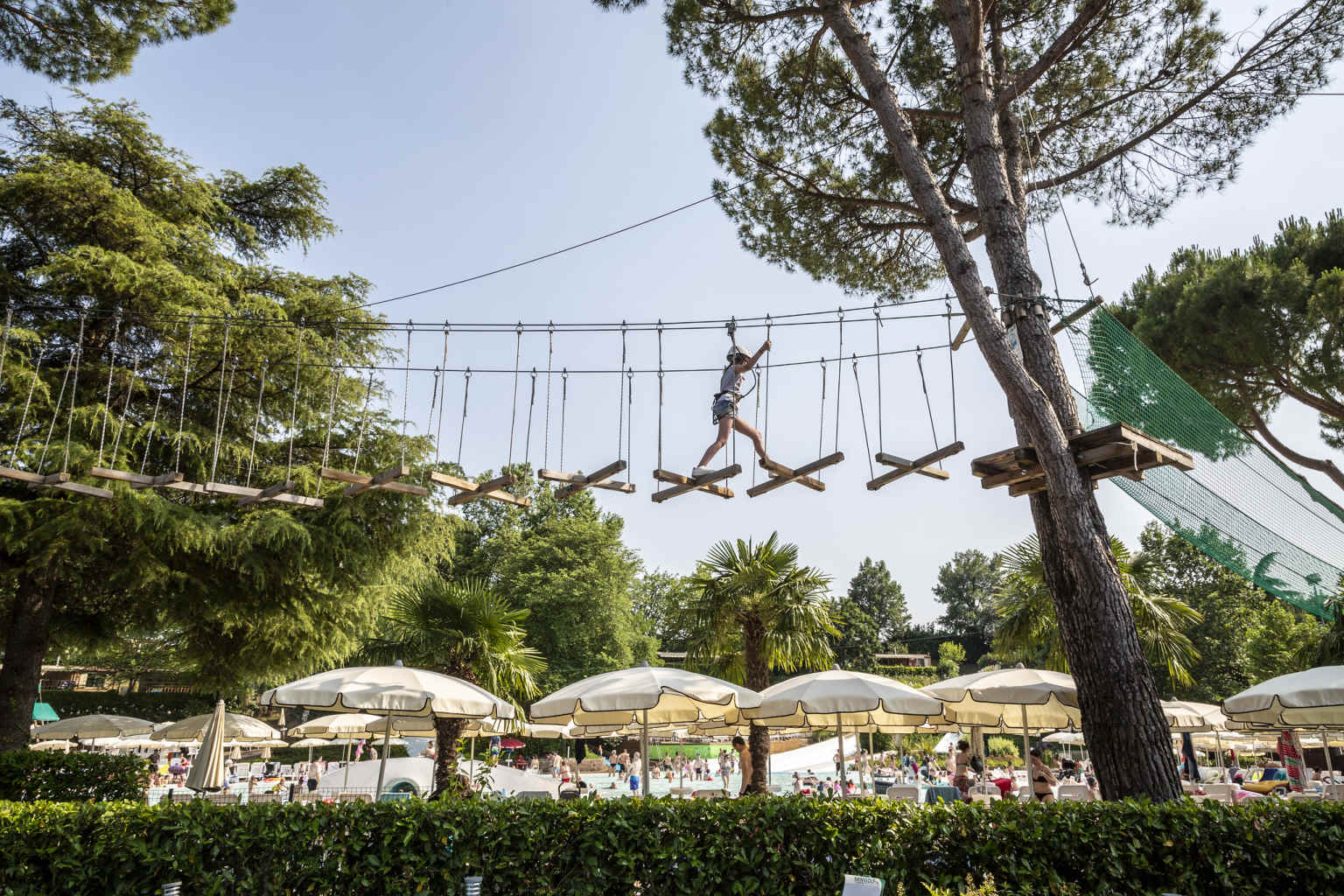 Lake Garda, altomincio family park, campsite, italian lakes, sports and activities, tree top adventure