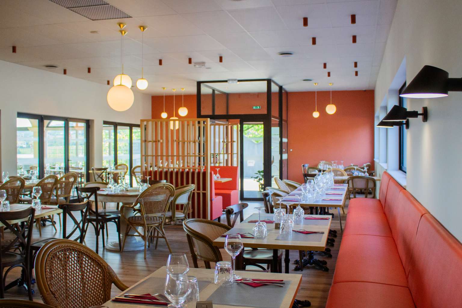 le pommier campsite ardeche, restaurant