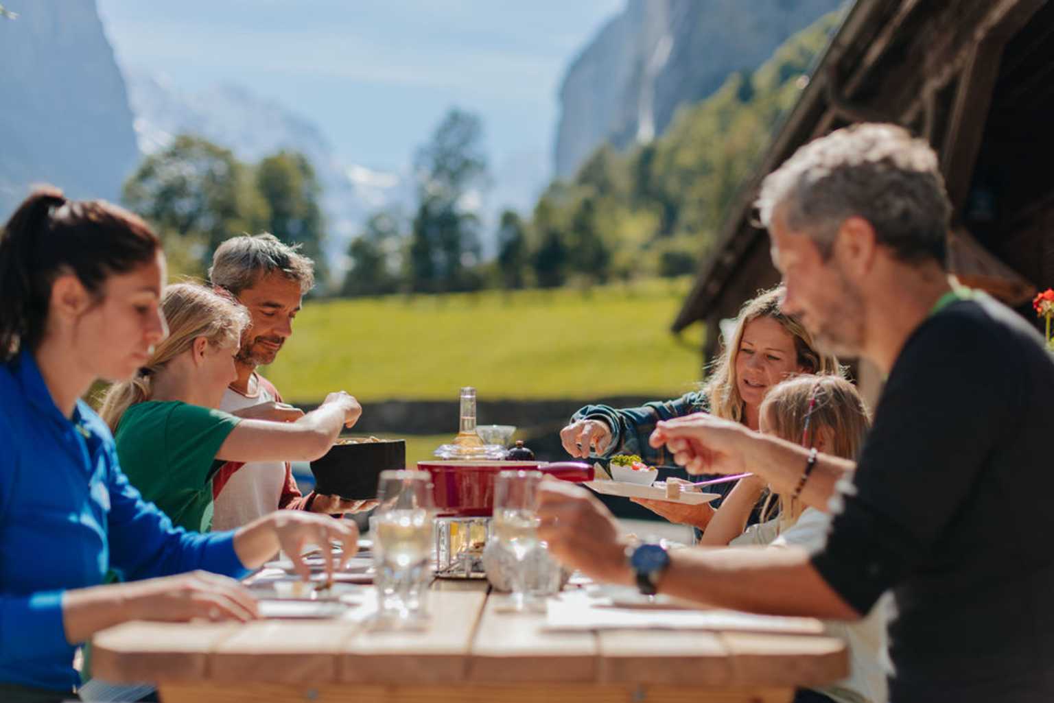 lauterbrunnen, jungfrau, campsite, switzerland, bar, restaurant