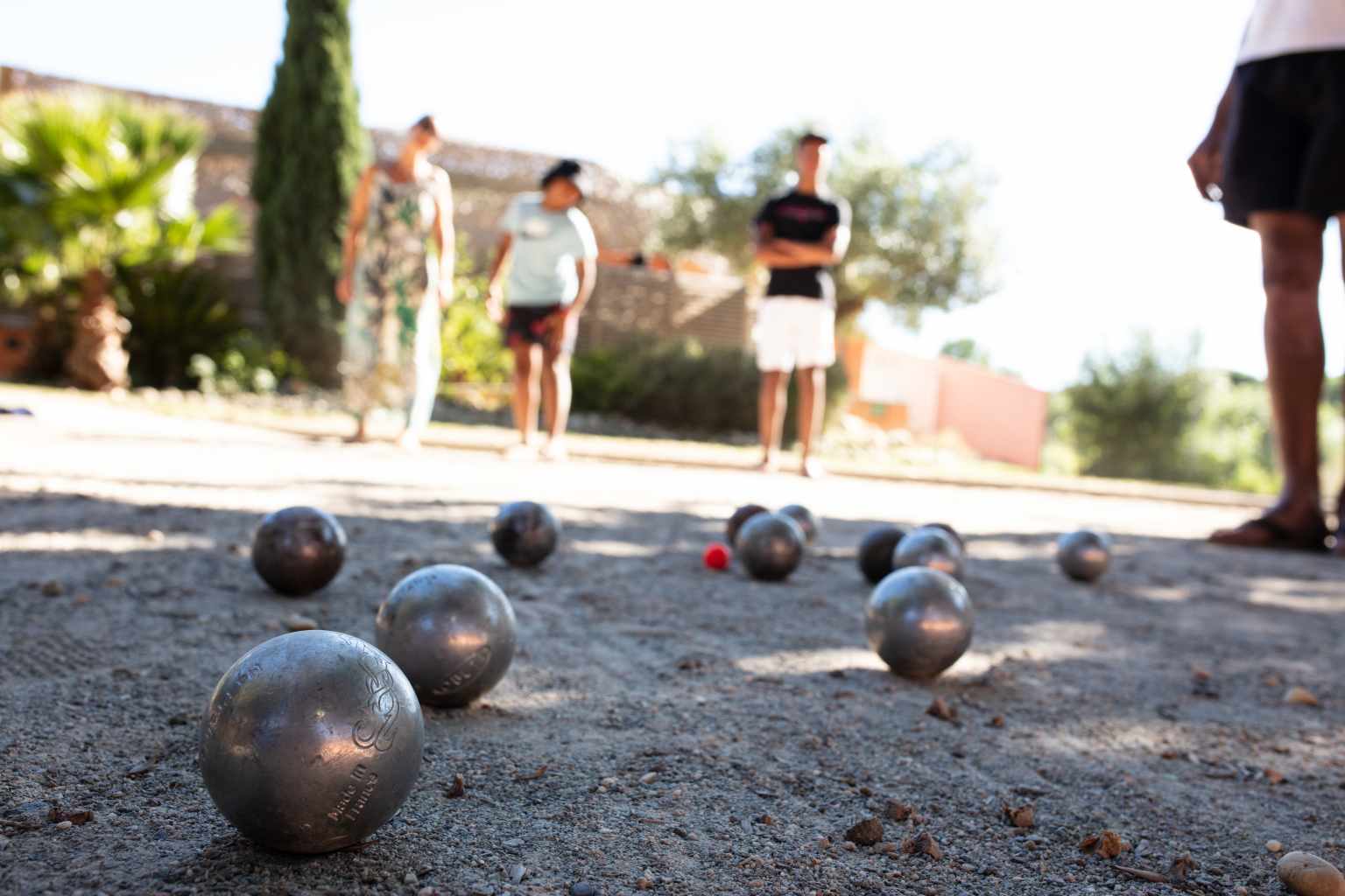 Boules at Ma Prairie, Roussillon, France