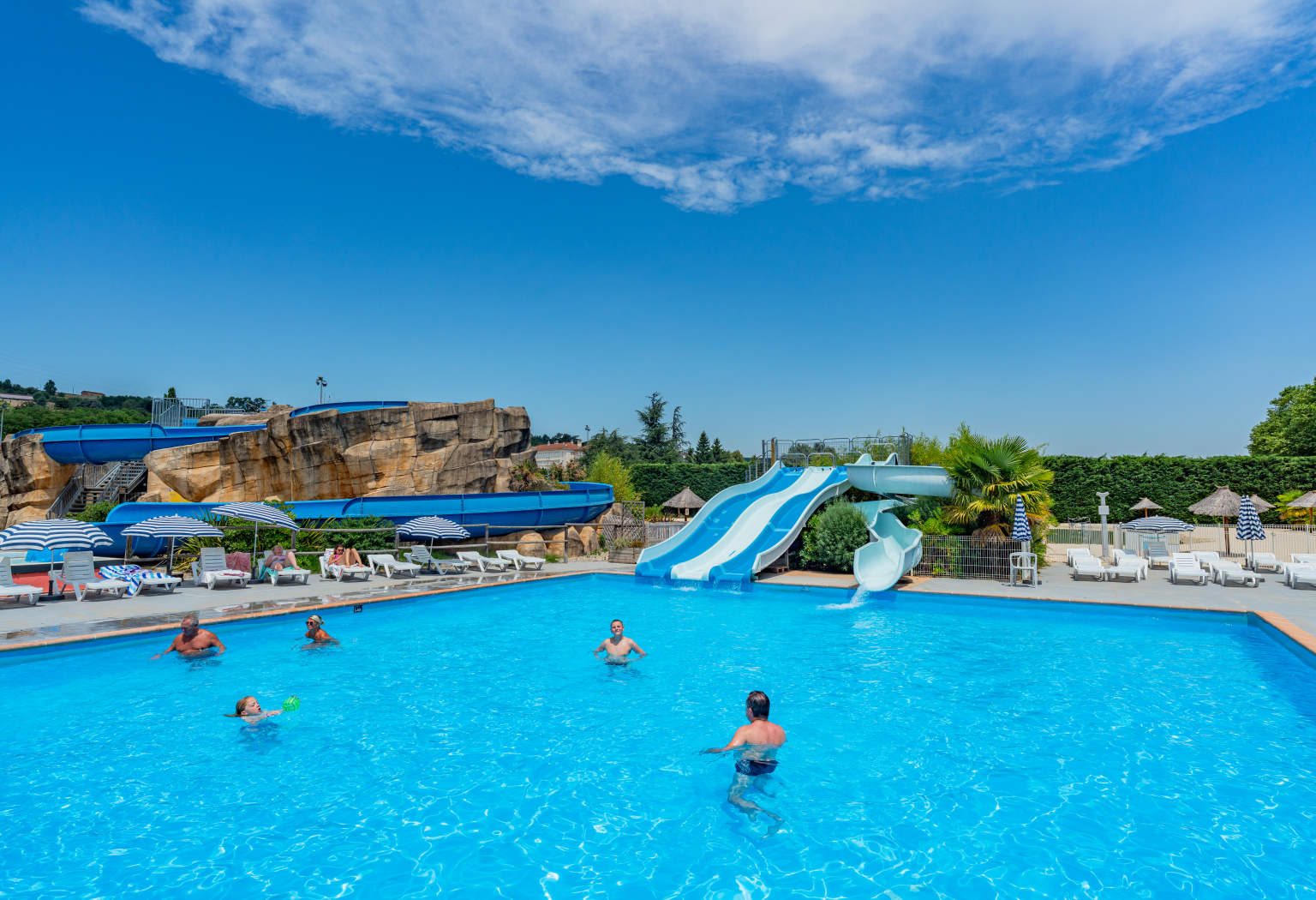 Château de Galaure, Châteauneuf-de-Galaure, Rhone Alps, waterslide