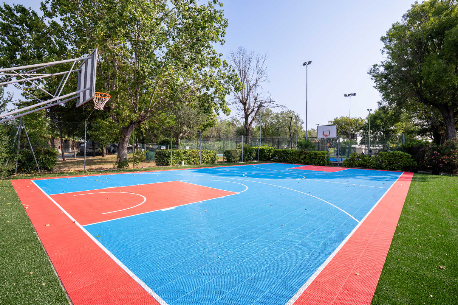 Basketball pitch at Tenuta Primero Grado 