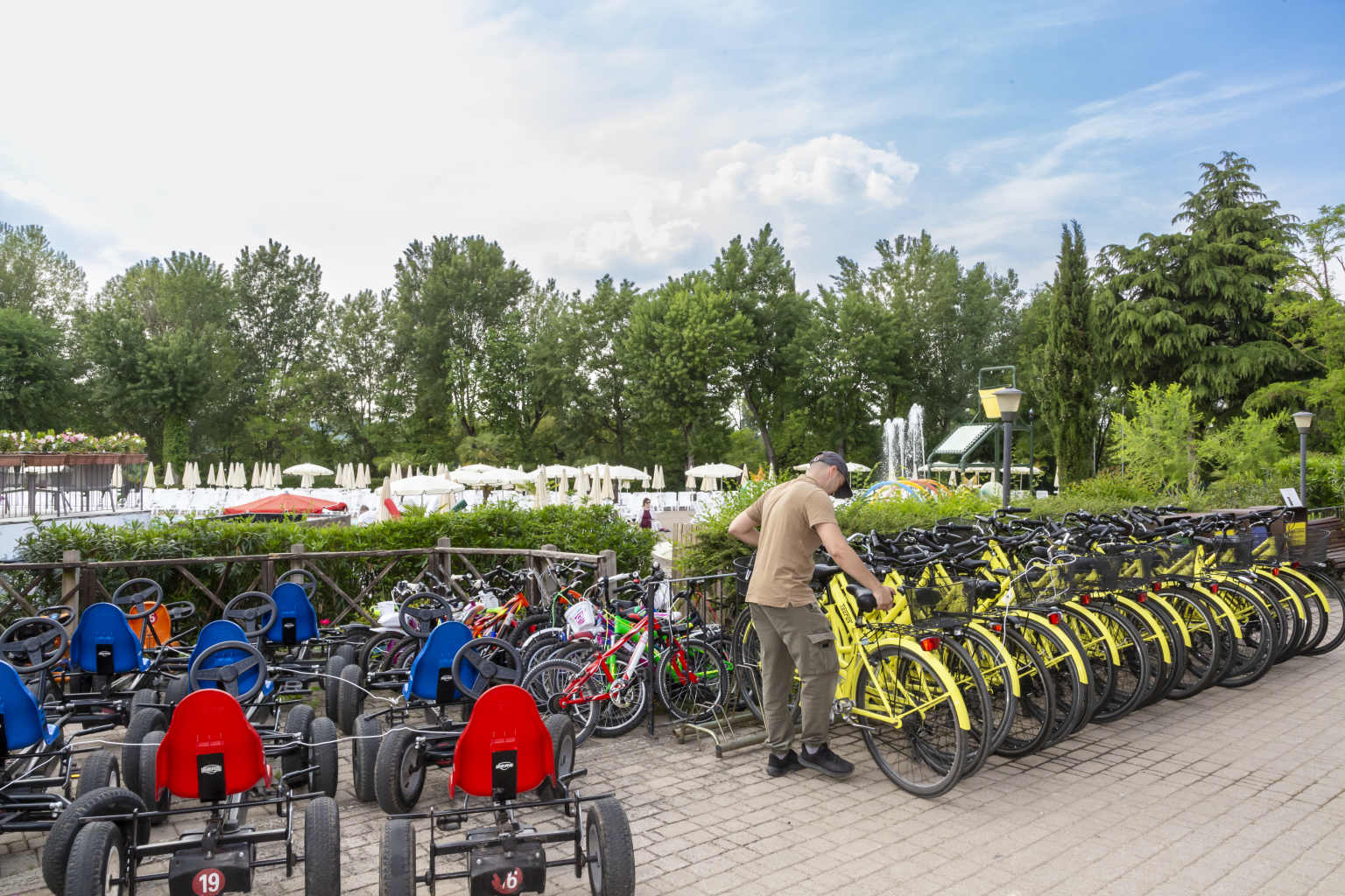 Lake Garda, altomincio family park, campsite, italian lakes, go karts, bikes
