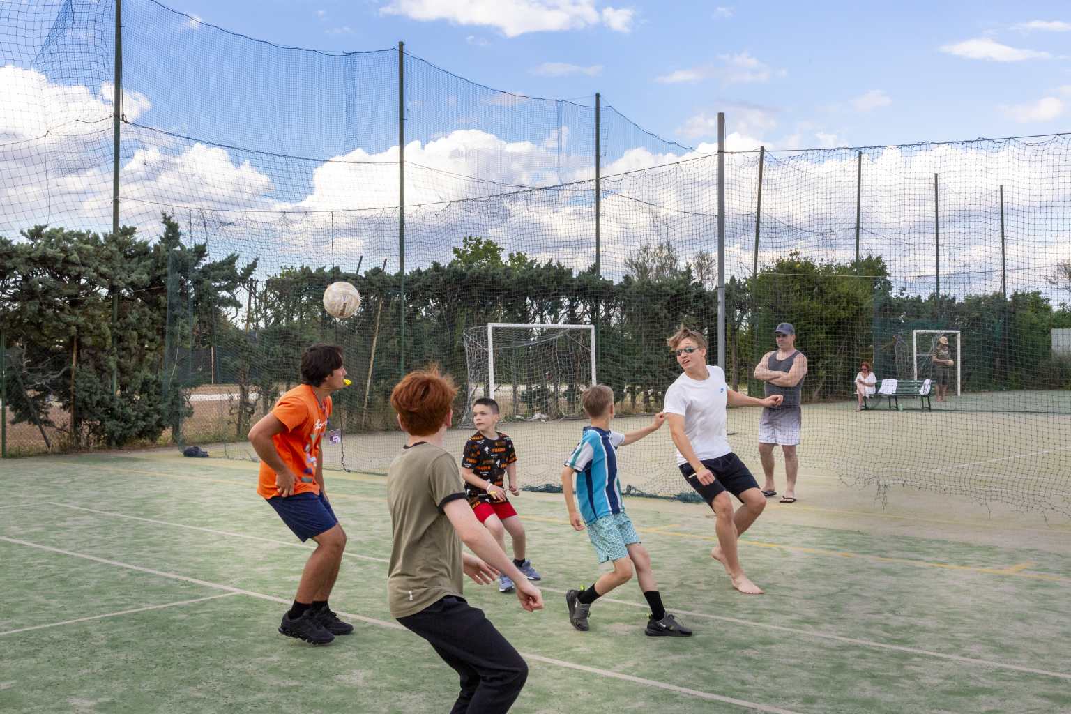 Village Fabulous, campsite, central italy, volleyball