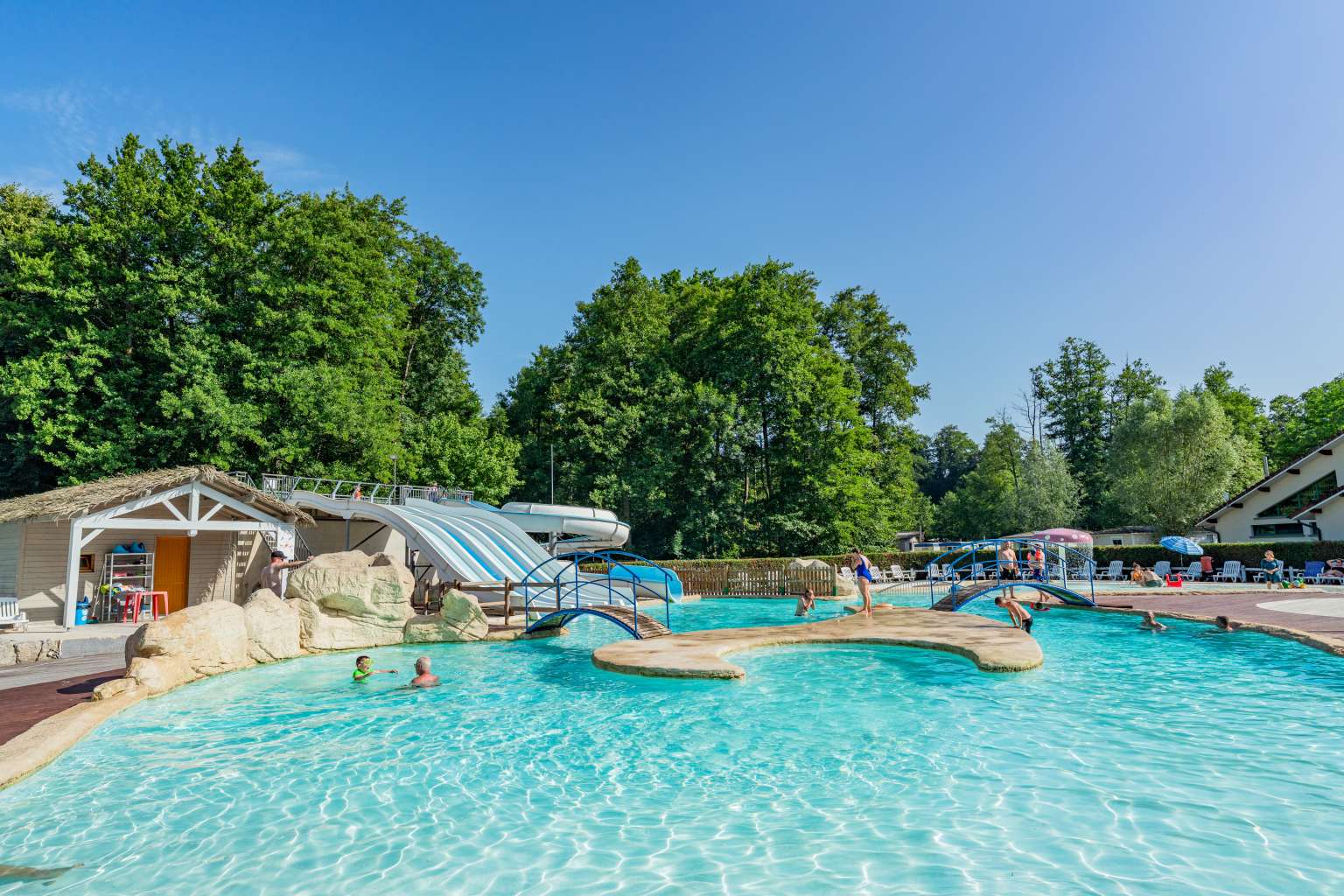 Rougemont, Le Val de Bonnal, Jura, campsite, pools, waterslides