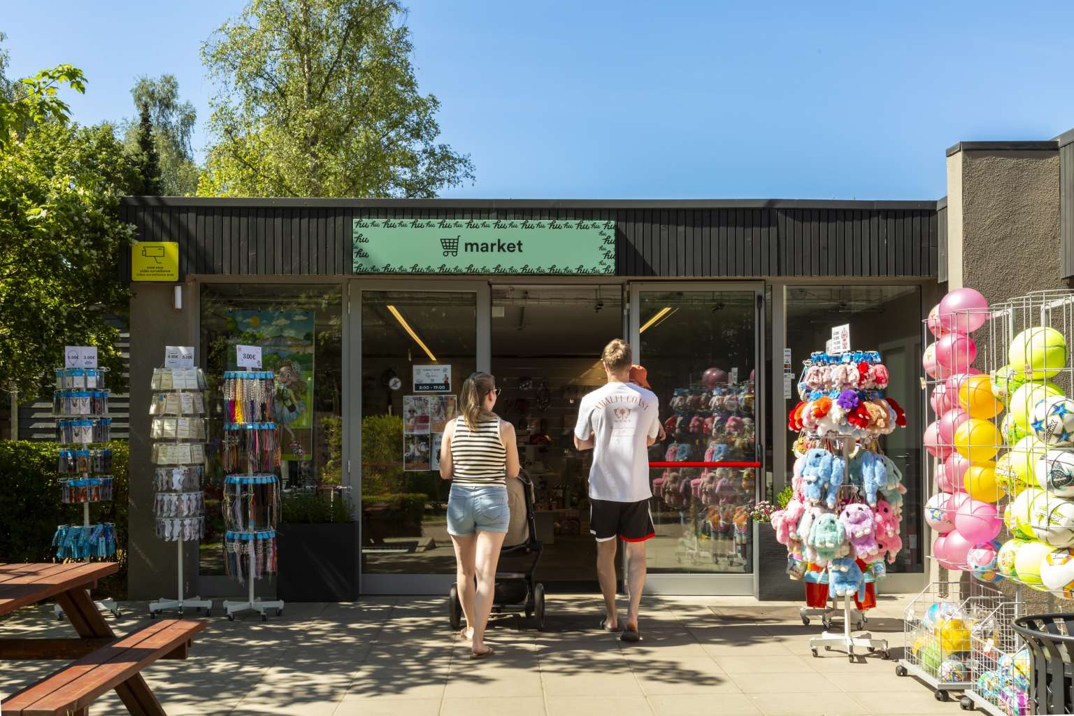 Larochette, Birkelt campsite, Luxembourg, shop 1