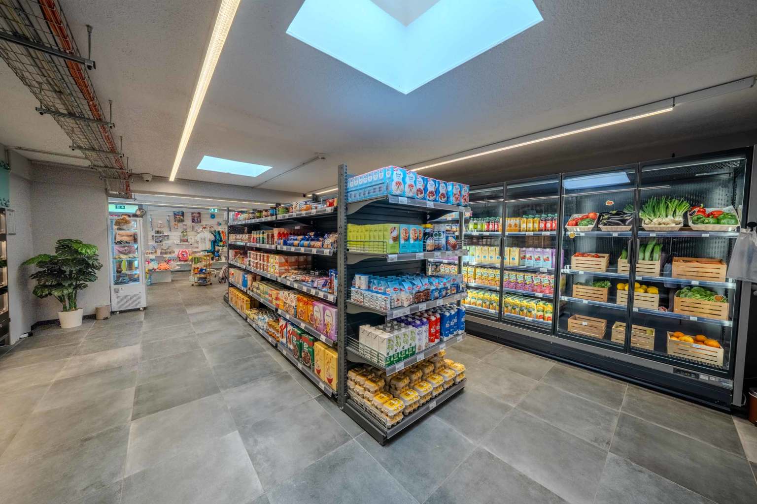 Larochette, Birkelt campsite, Luxembourg, shop