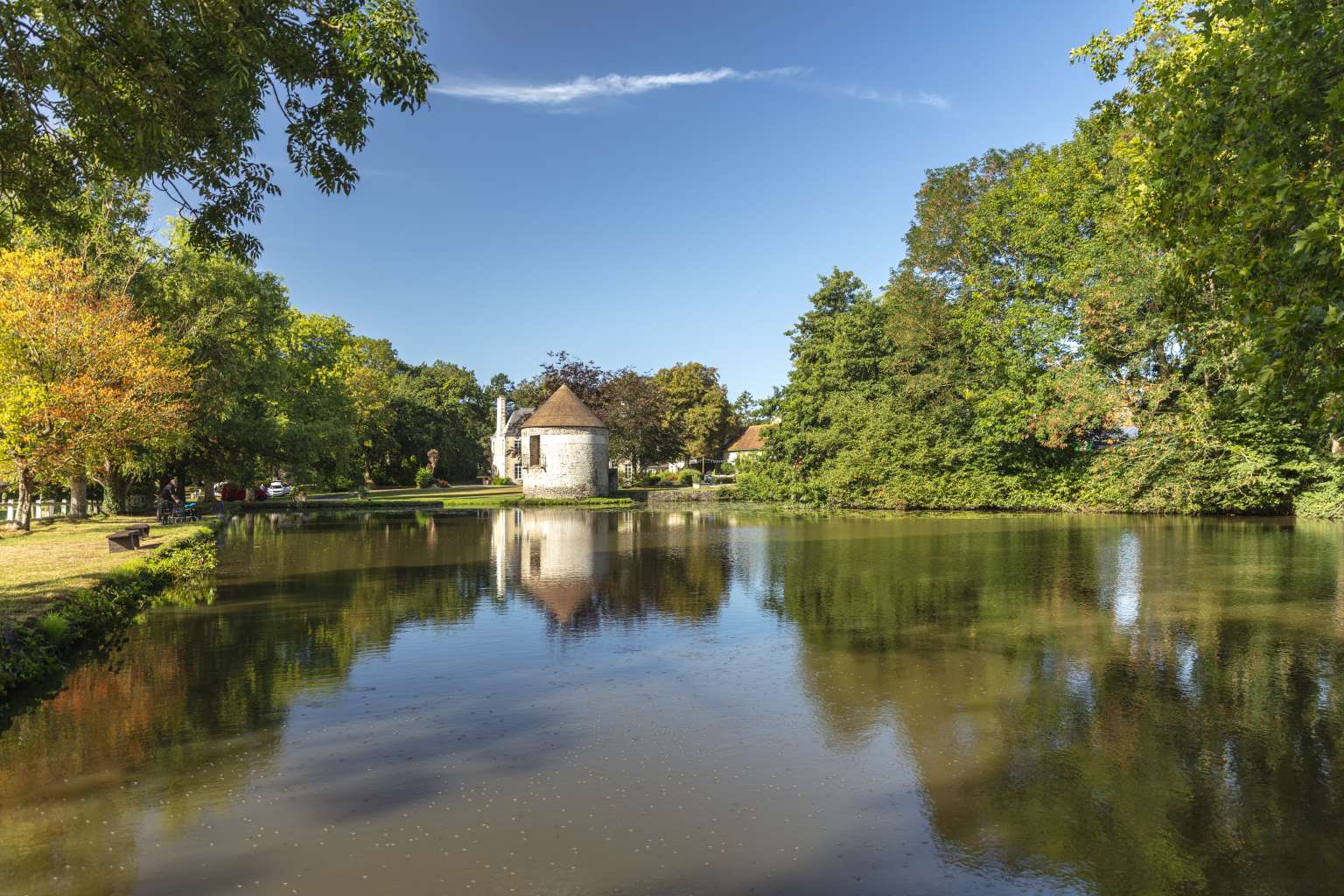 Chateau Lez Eaux, campsite, St Pair-sur-Mer, Normandy, fishing