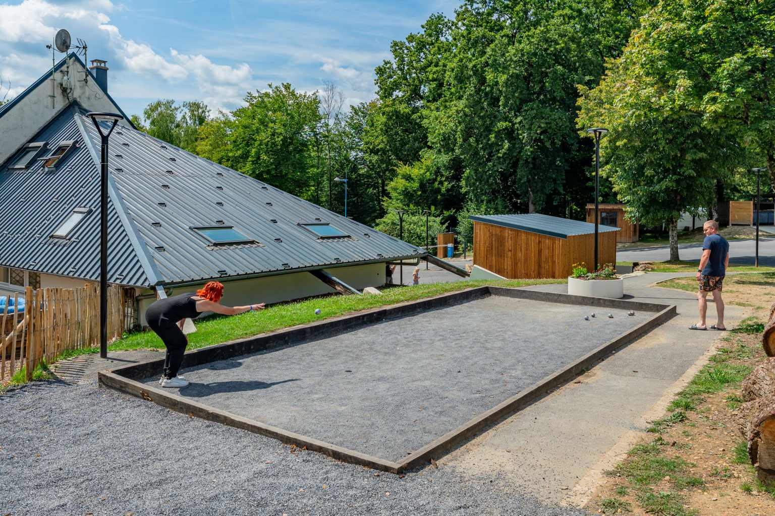 Lac des Vieilles Forges Campsite, Ardennes, France, tree top adventures