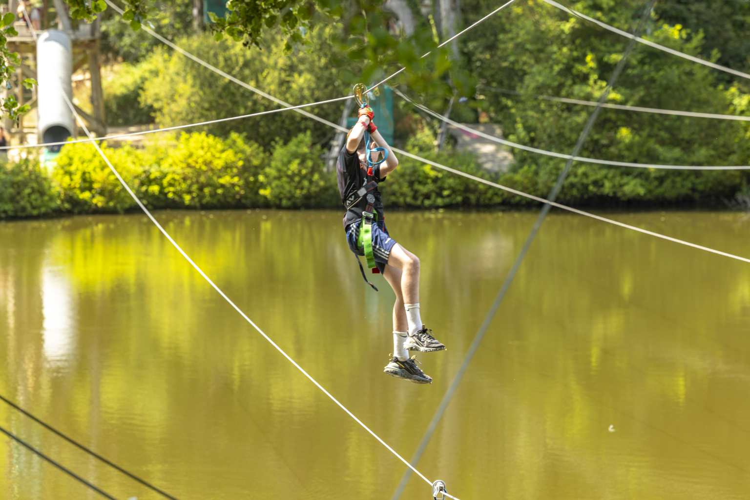 St Julien des Landes, chateau la foret, campsite, south vendee, fishing lakes, zip wire