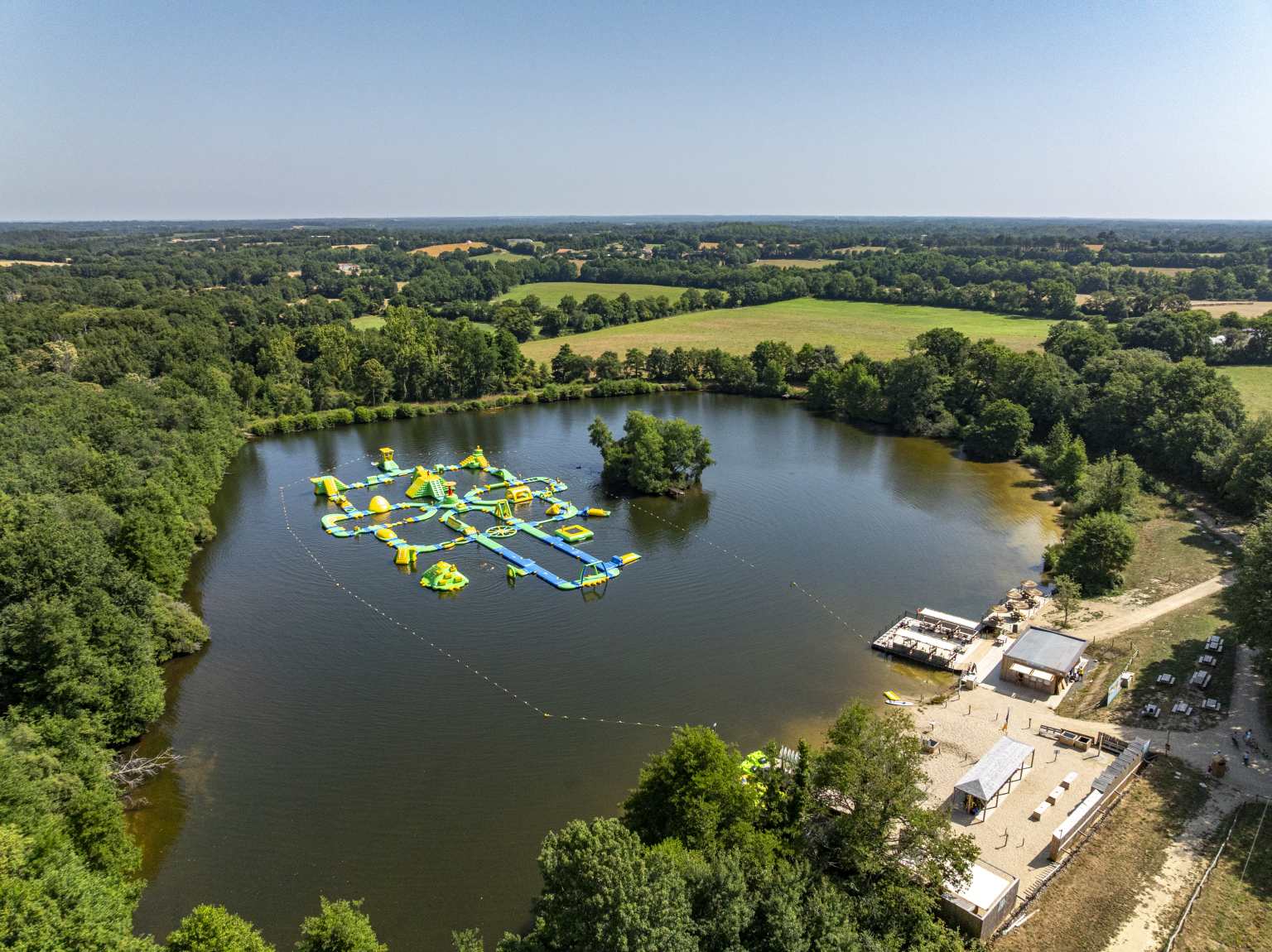 St Julien des Landes, chateau la foret, campsite, south vendee