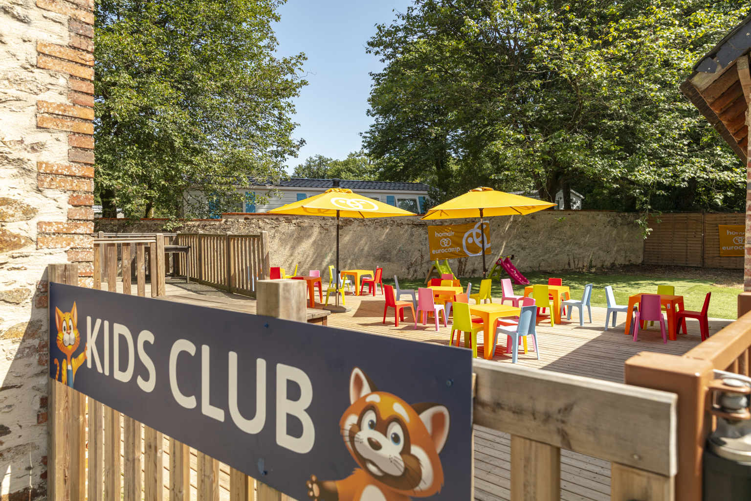 St Julien des Landes, Chateau La Foret, campsite