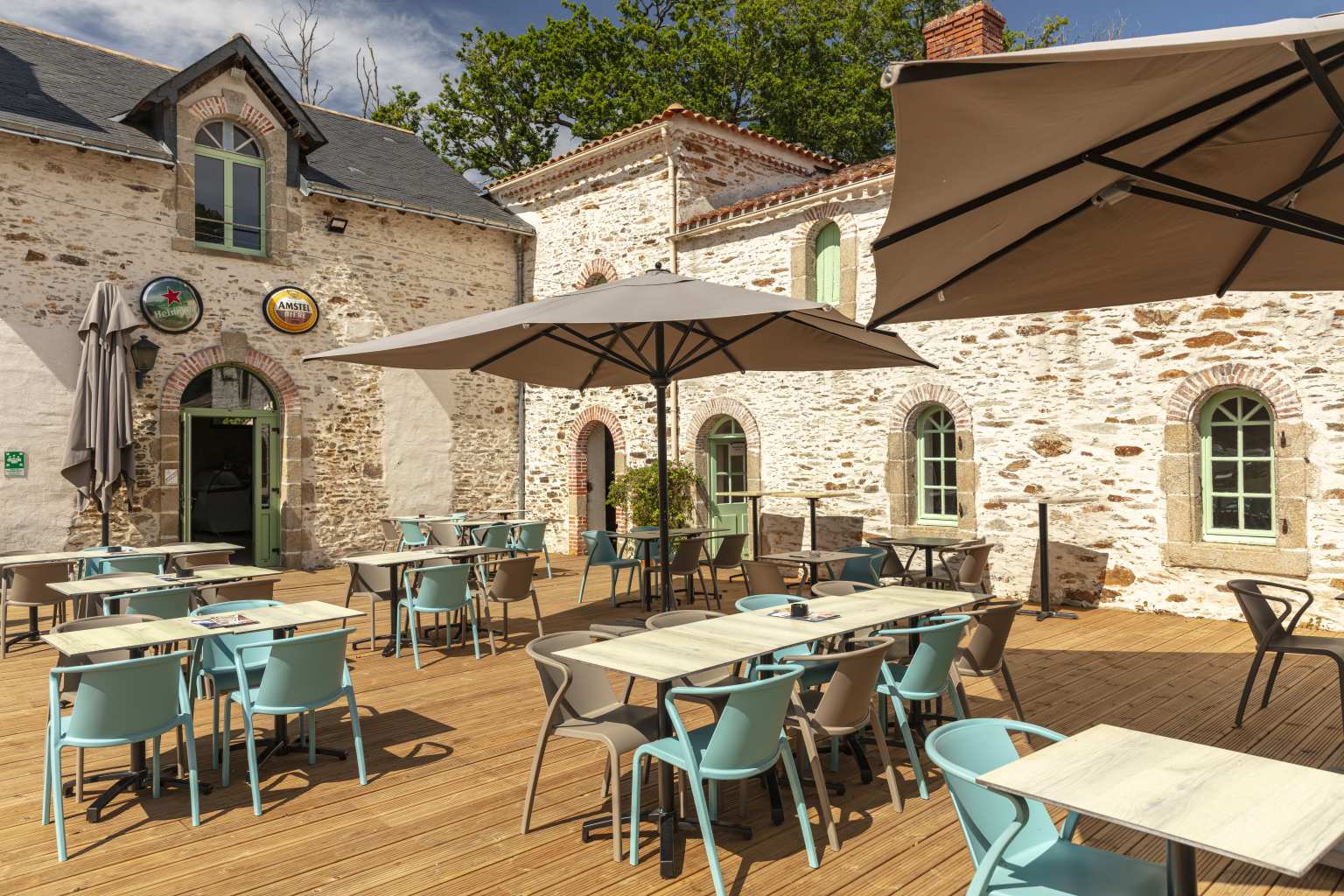 St Julien des Landes, Chateau La Foret, campsite, South Vendee, table tennis