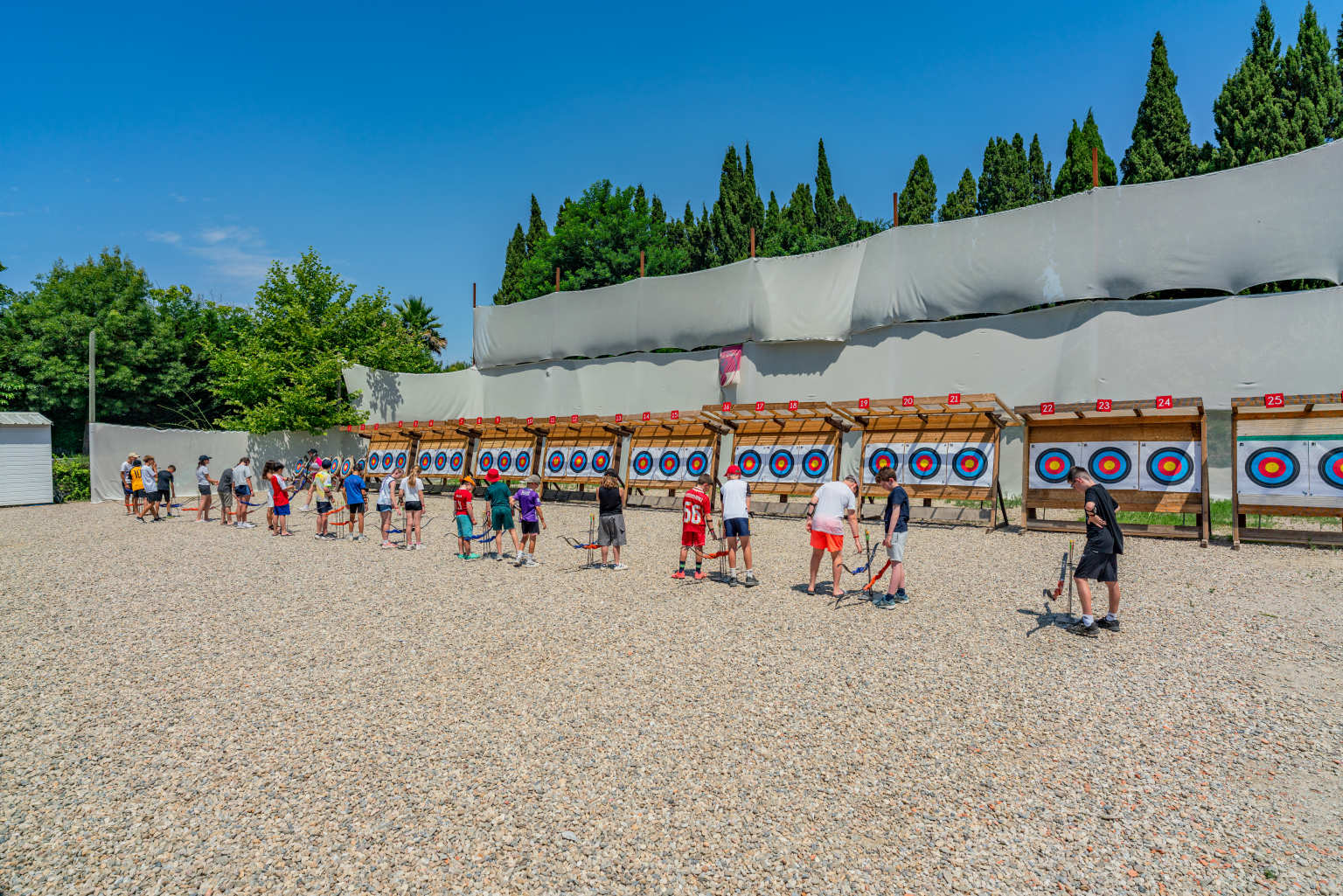 argeles, la sirene, campsite, roussillon, archery