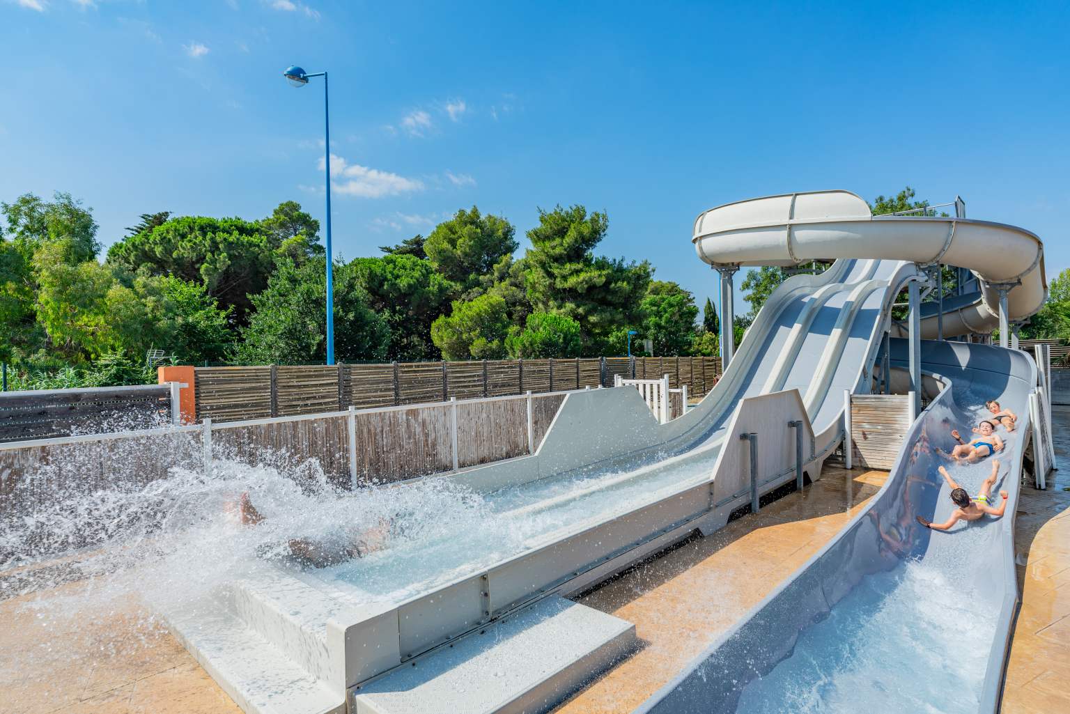 Waterslides at Ma Prairie, Roussillon, France