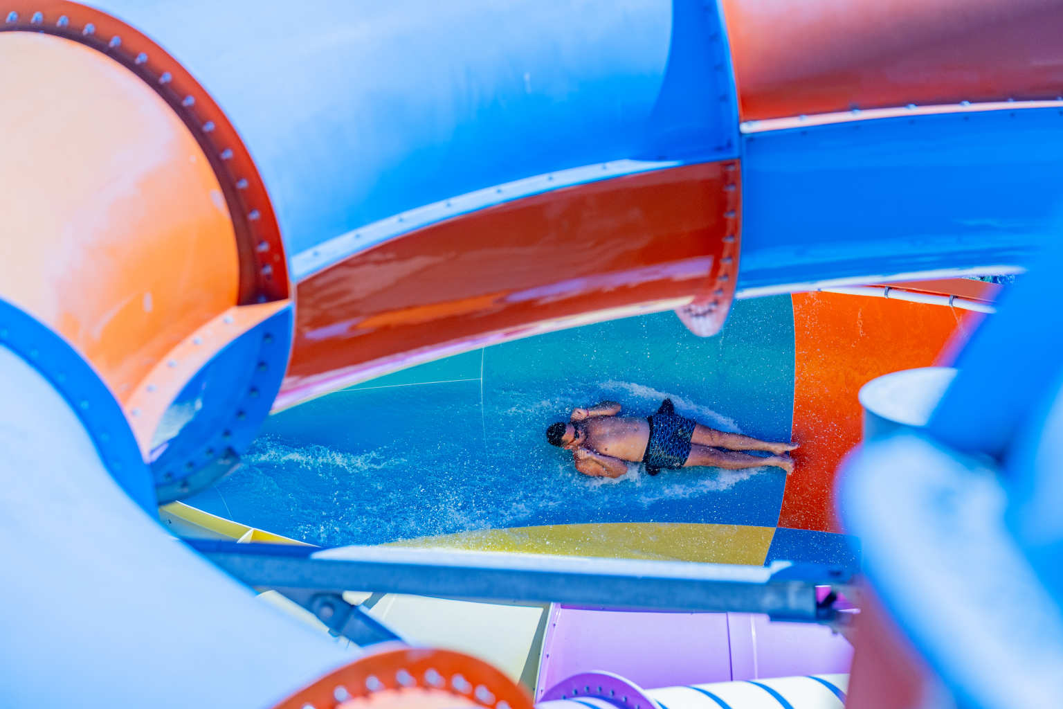 le soleil de la mediterranee campsite, st cyprien, roussillon, pools, waterslides