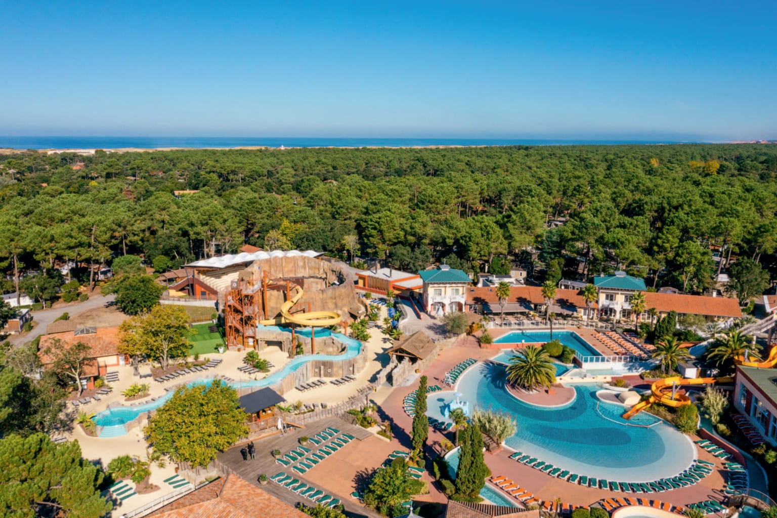 labenne ocean, sylvamar, campsite, landes, pools, lagoon, waterslides, indoor pool, village plus