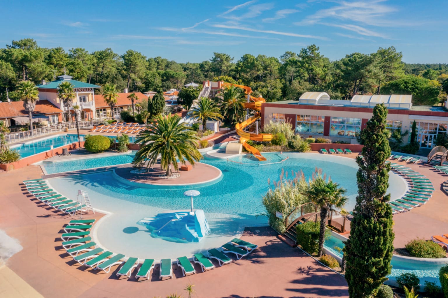 labenne ocean, sylvamar, campsite, landes, pools, waterslides, village plus