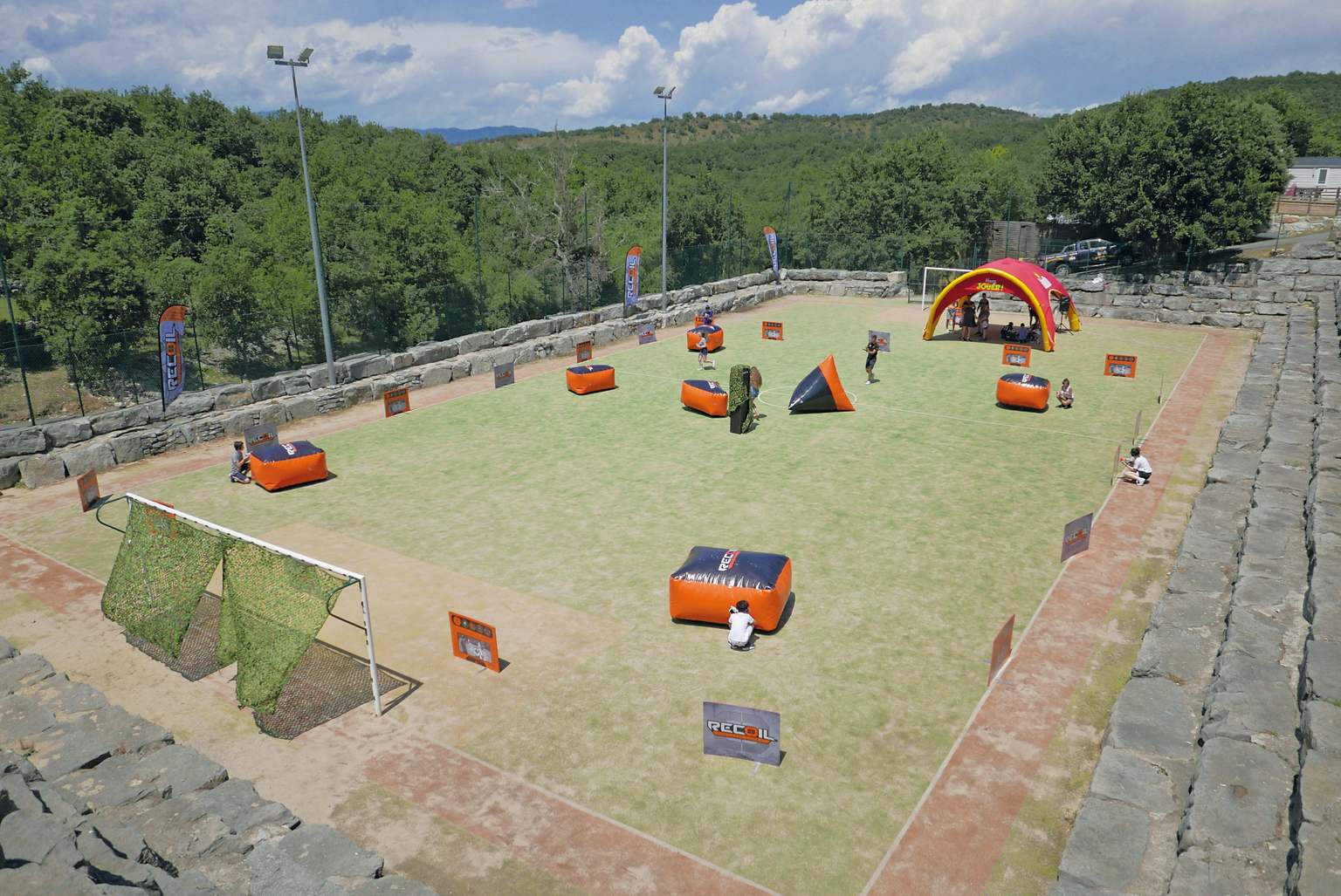 Ruoms, aluna vacances, campsite, massif central, animation, entertainment