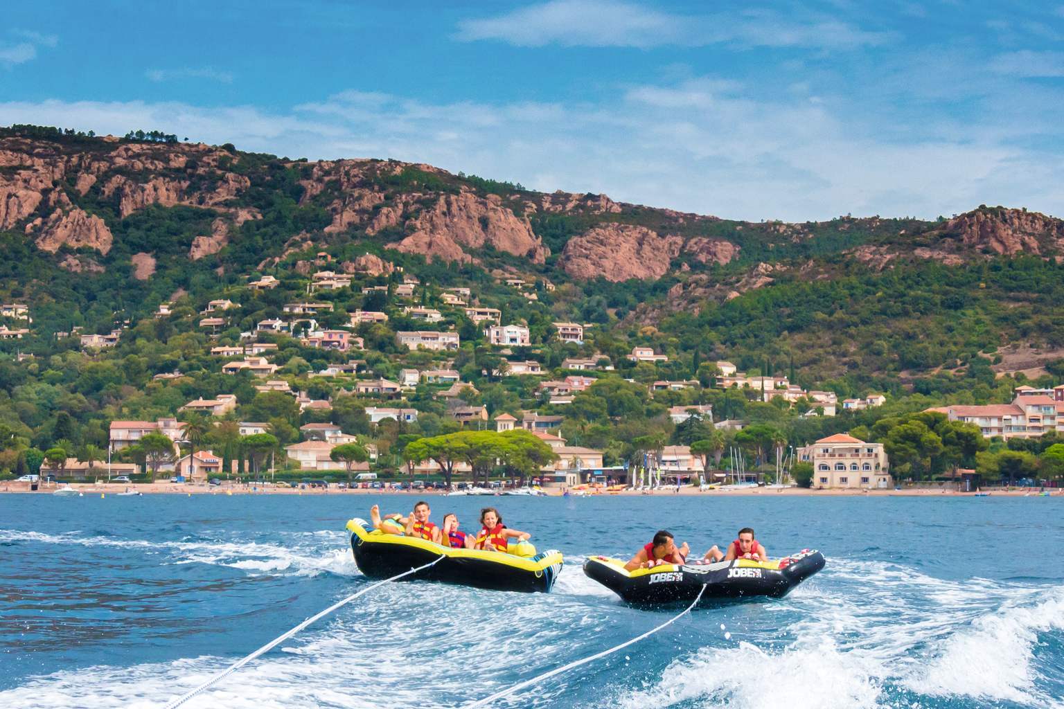 st raphael, esterel, campsite, riviera, watersports