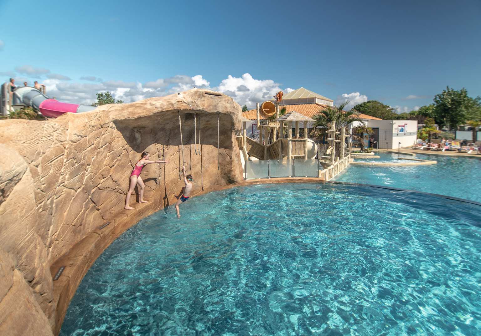 st hilaire de riez, les ecureuils campsite, north vendee, pools