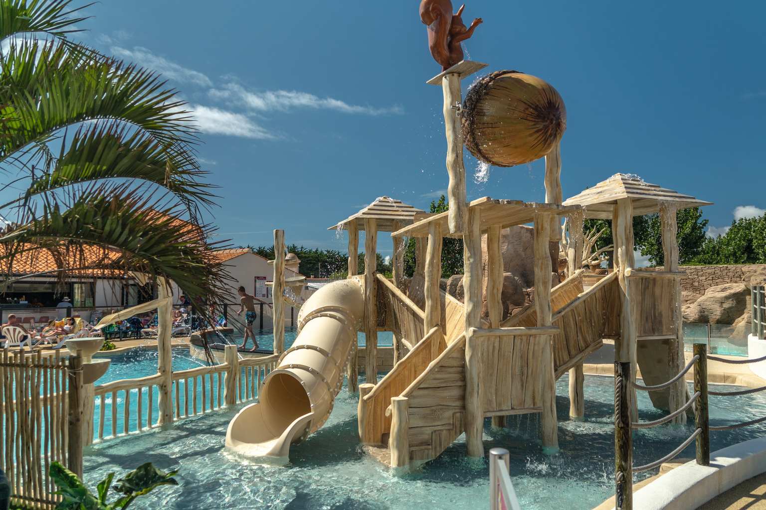 st hilaire de riez, les ecureuils campsite, north vendee, kids pool and waterslides