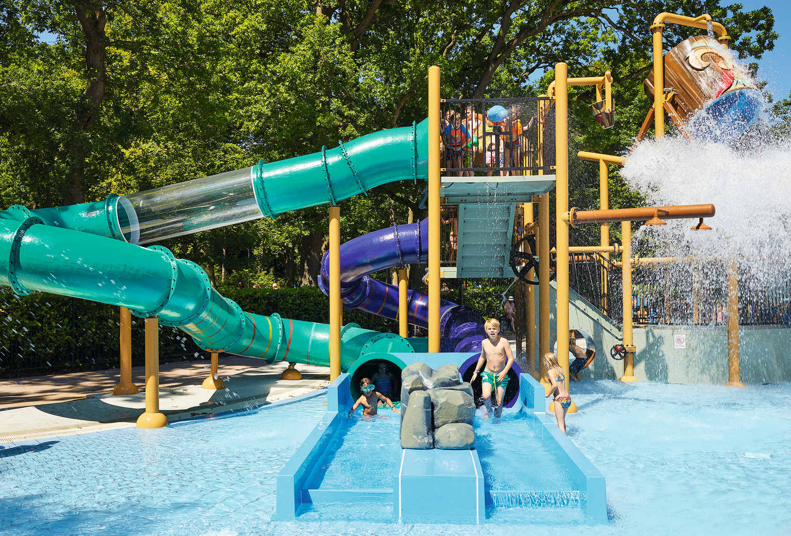 Duinrell, Wassenaar, Holland, campsite, outdoor pools, waterslides