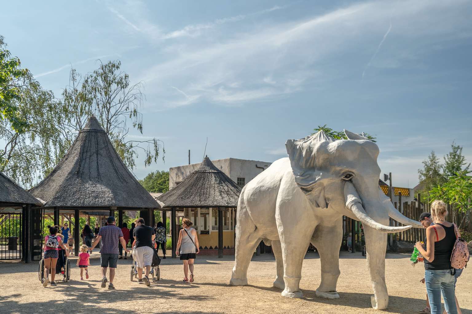 Beekse Bergen, Hilvarenbeek, Holland, campsite, safari park animals
