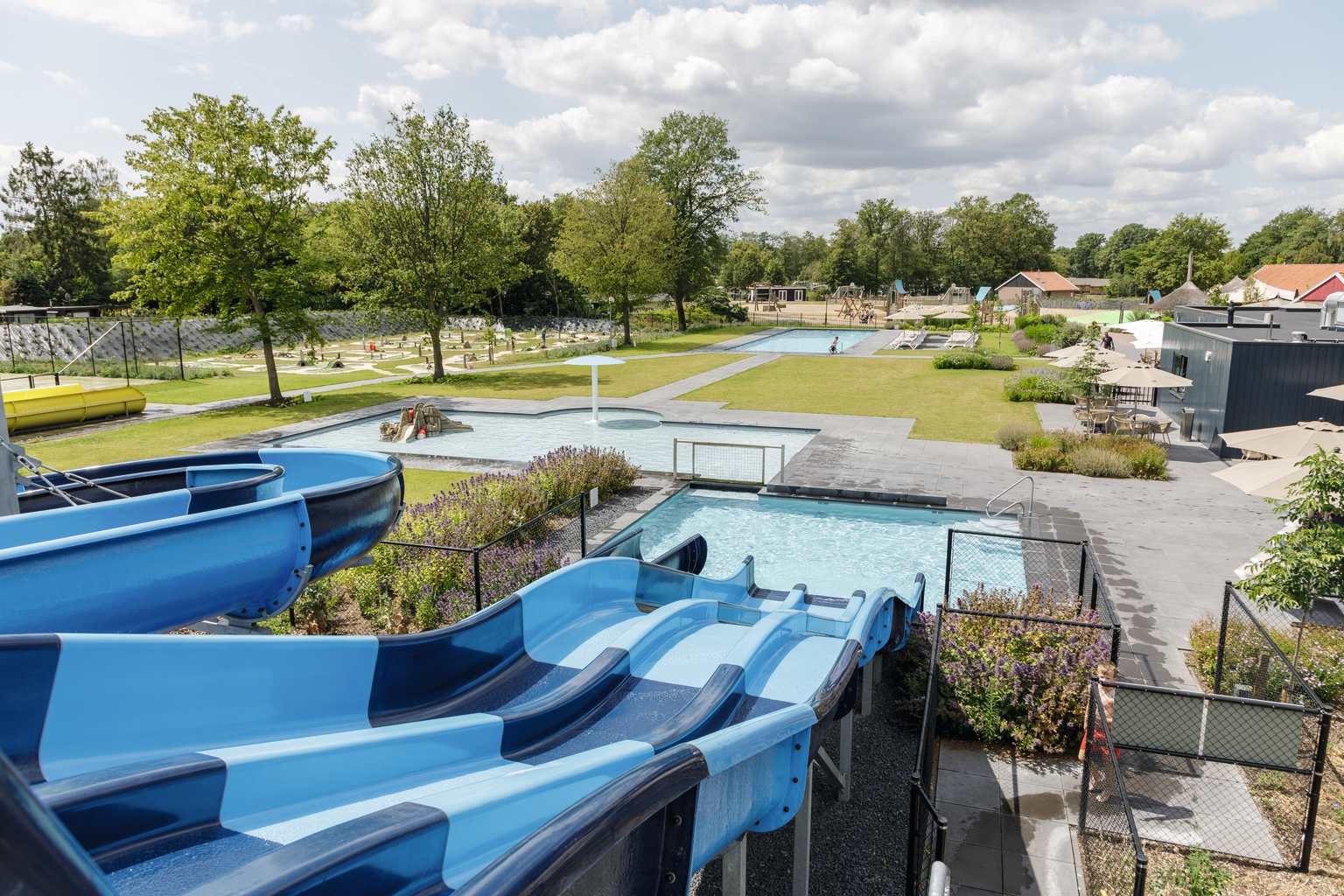 Winterswijk Camping De Twee Bruggen waterslides