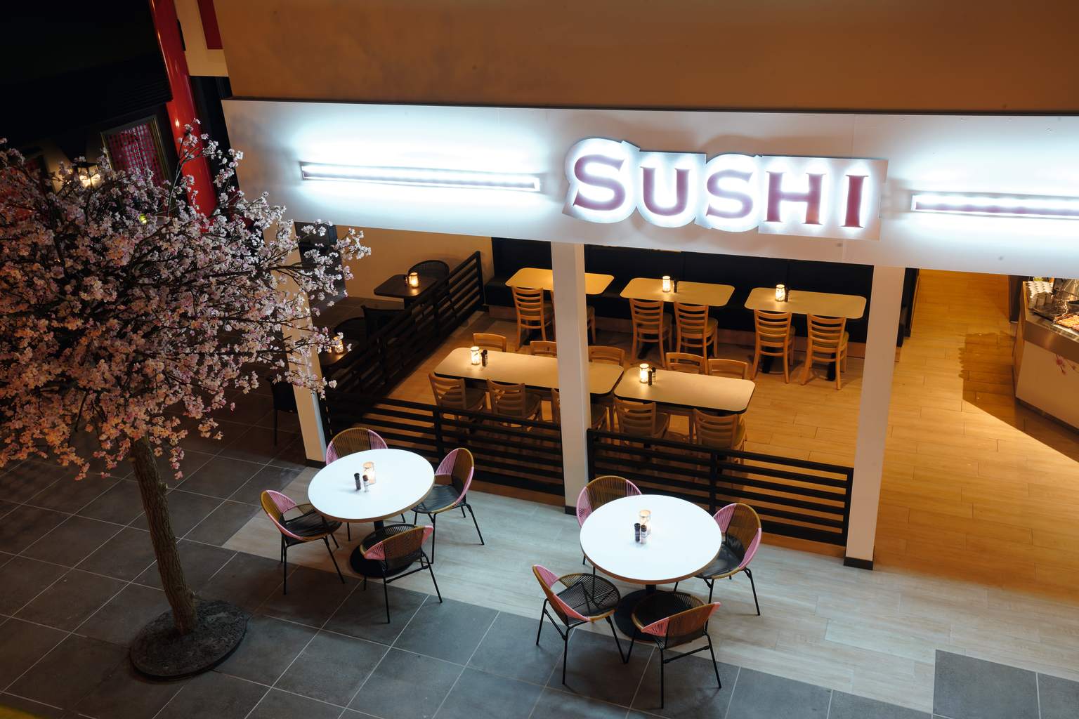 camping de schatberg campsite, south holland, the netherlands, sushi, dining facilities