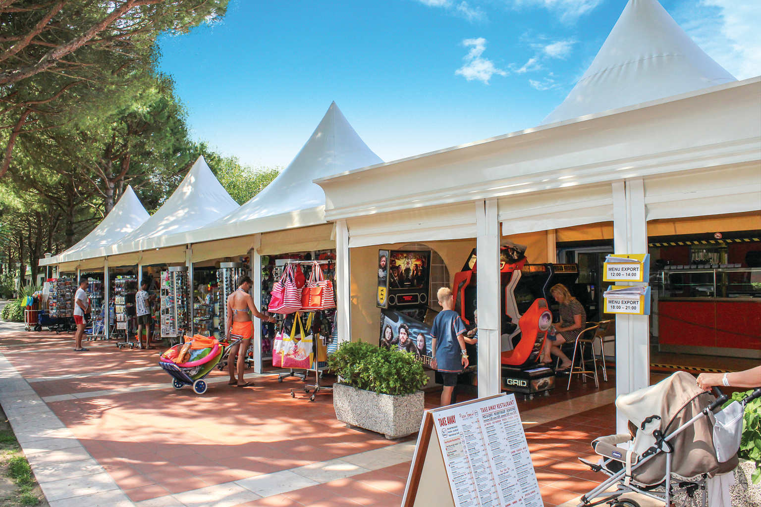 Sant Angelo, campsite, cavallino, adriatic, venice, shops