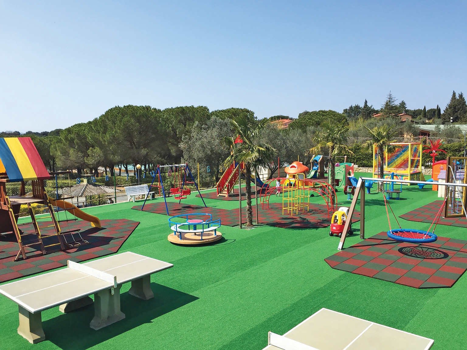 Cecina, valle gaia, campsite, tuscany, play area