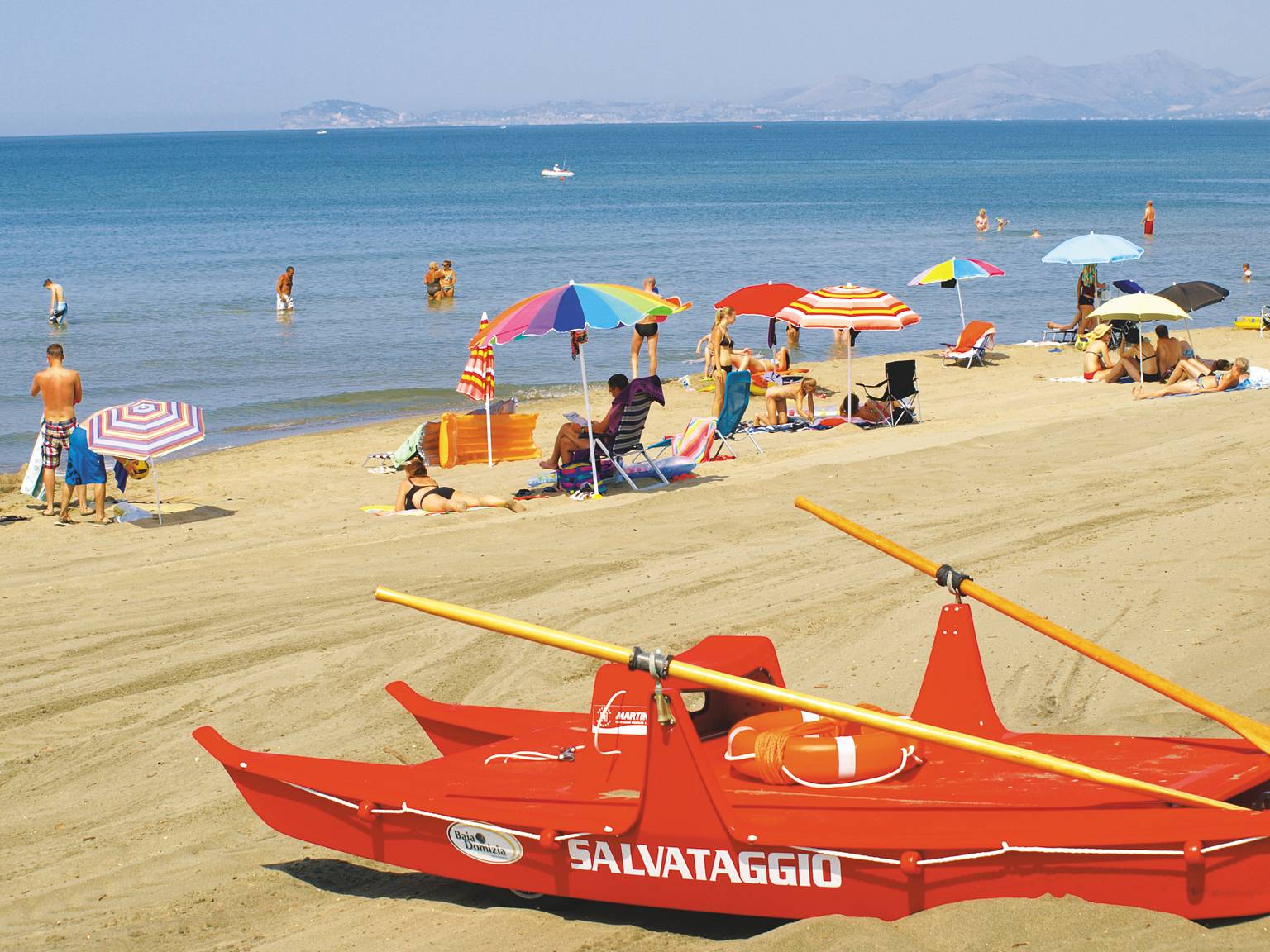 Baia Domizia, campsite, southern Italy, campania, beaches