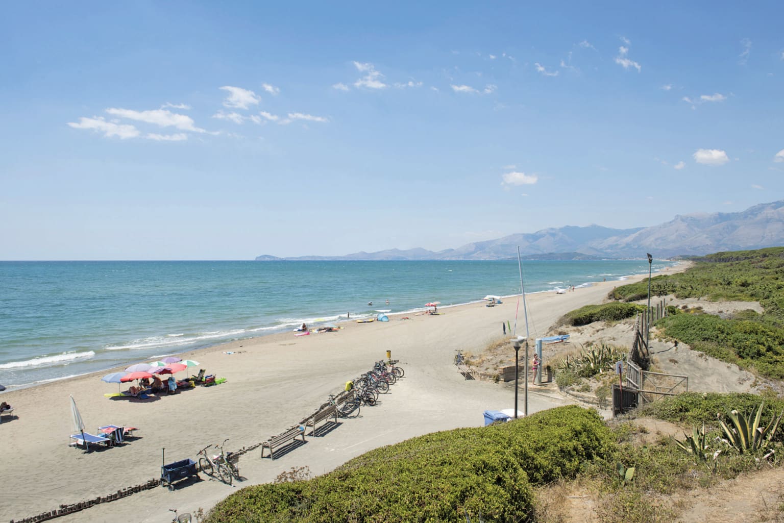 Baia Domizia, campsite, central Italy, Naples