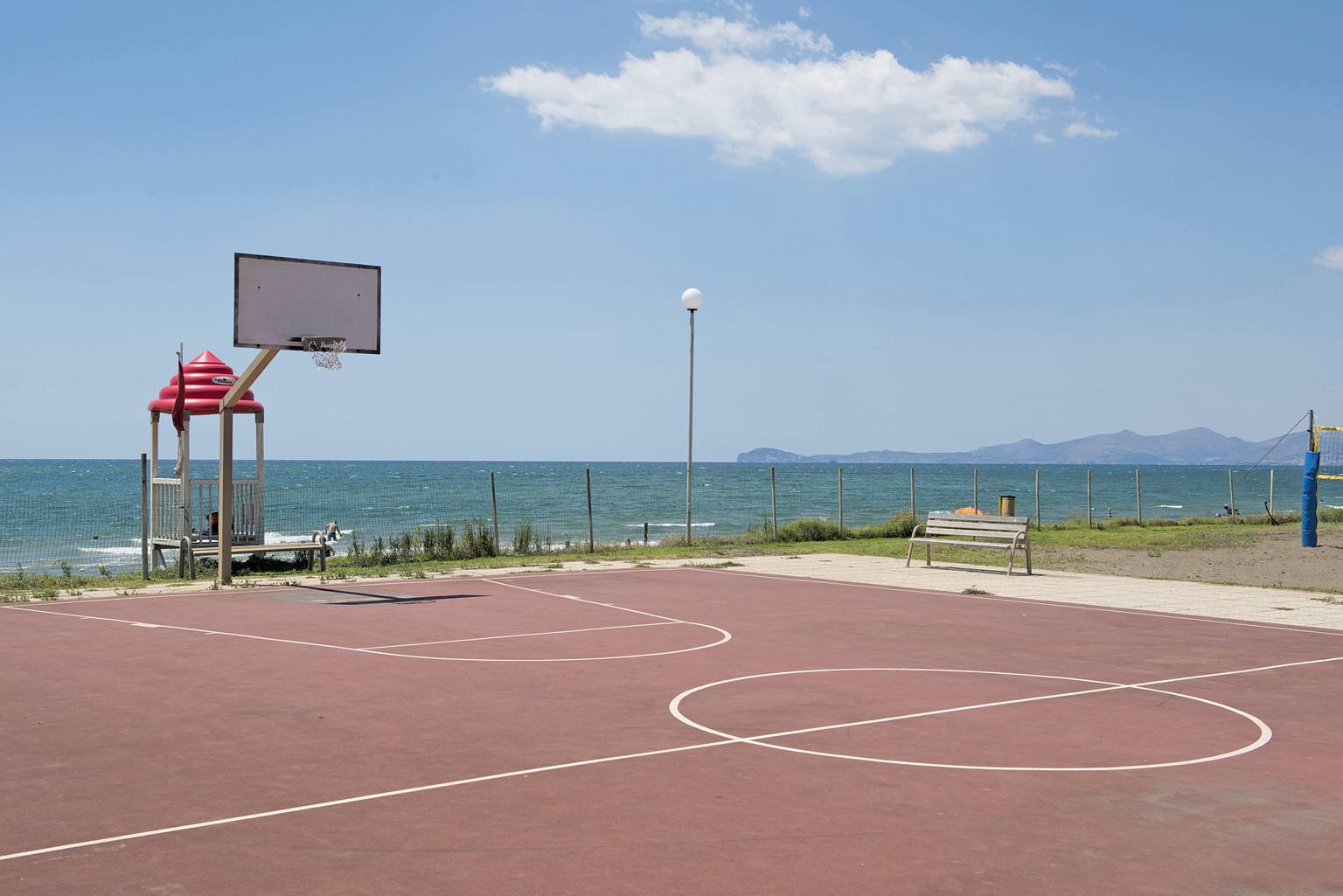 Baia Domizia, campsite, southern Italy, campania, sports