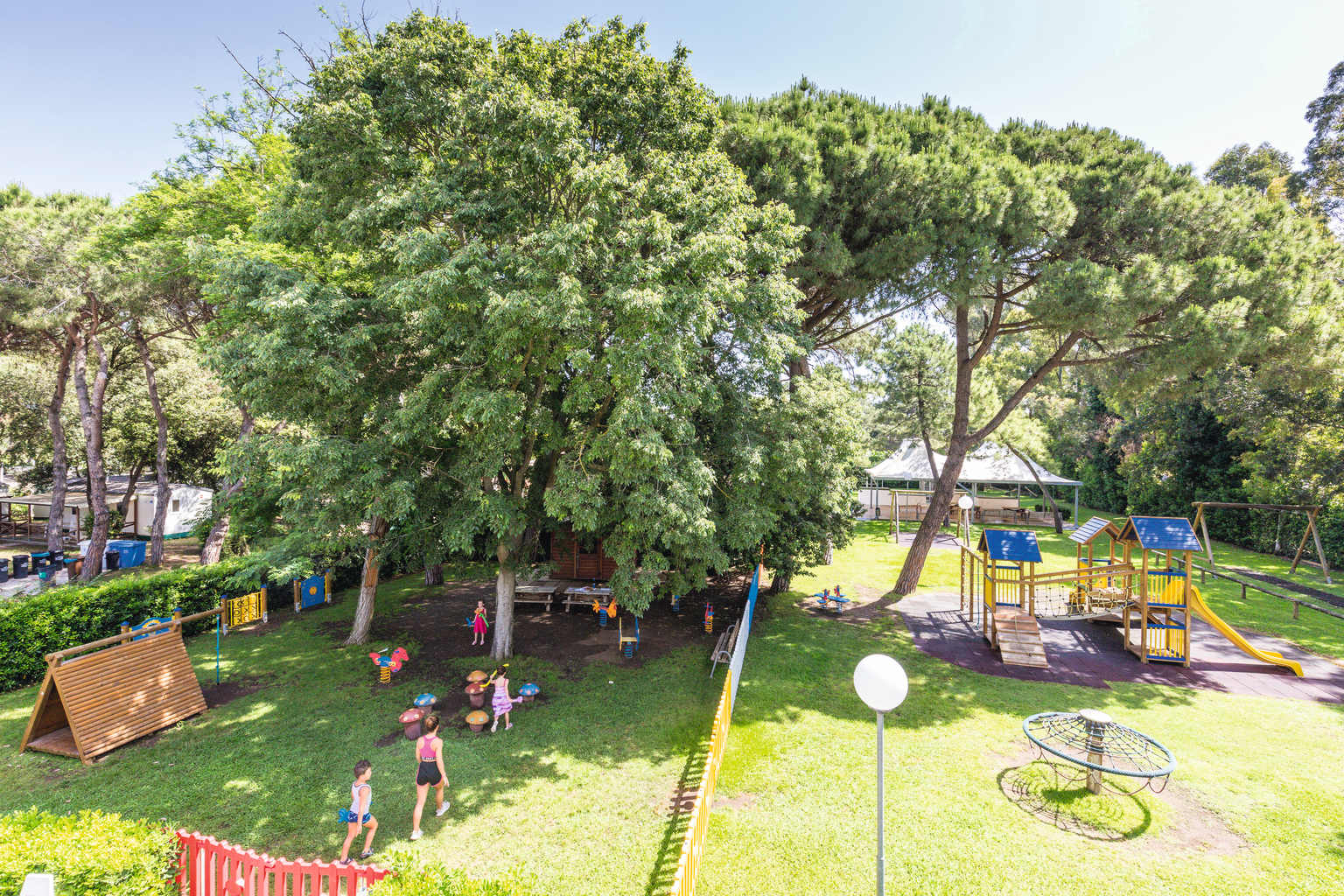 Baia Domizia, campsite, southern Italy, beach